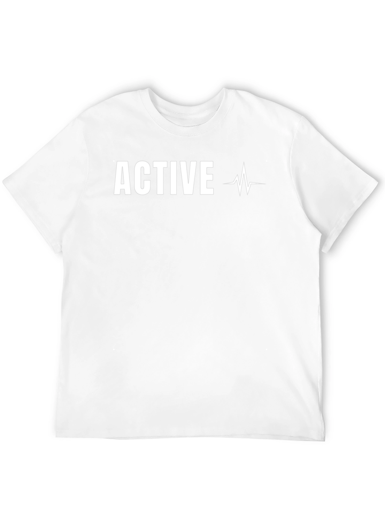 Active Heartbeat T-Shirt - Black Graphic Tee