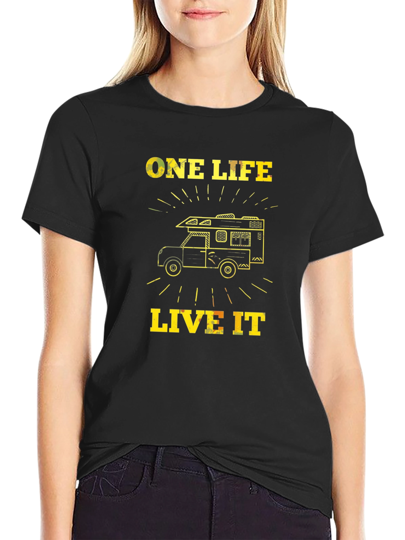 One Life Live It RV Camping Graphic Tee