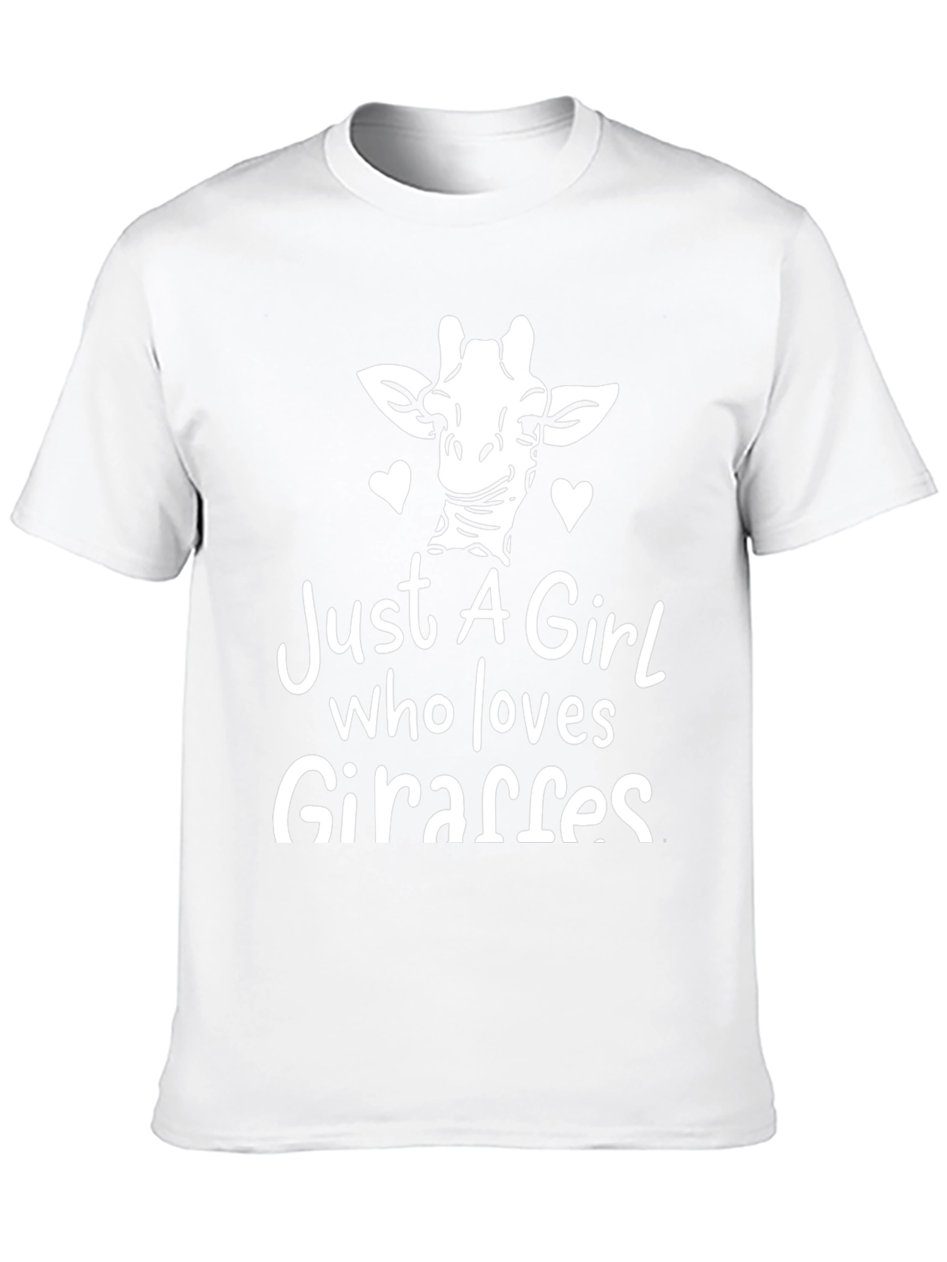 Just A Girl Who Loves Giraffes - Graphic Tee