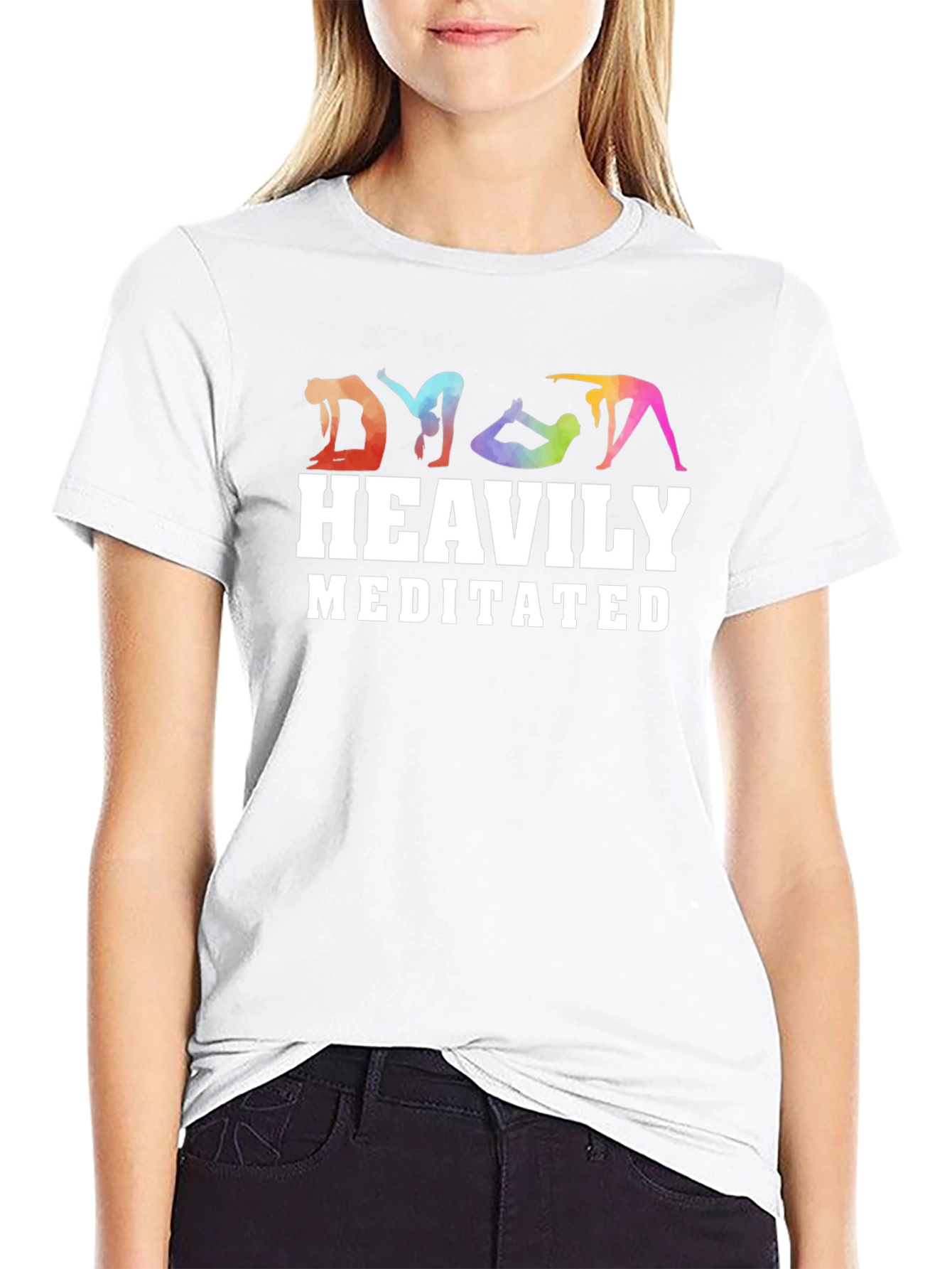 Heavily Meditated Yoga T-Shirt