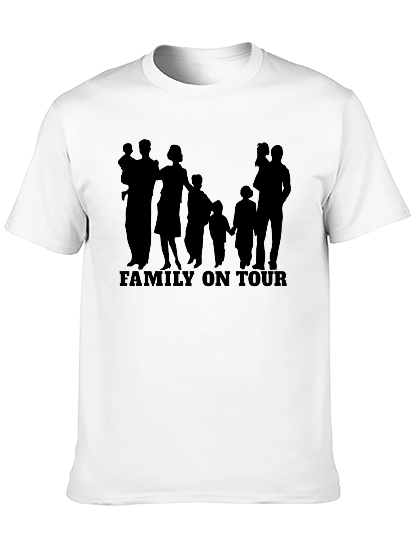 Family On Tour Black T-Shirt