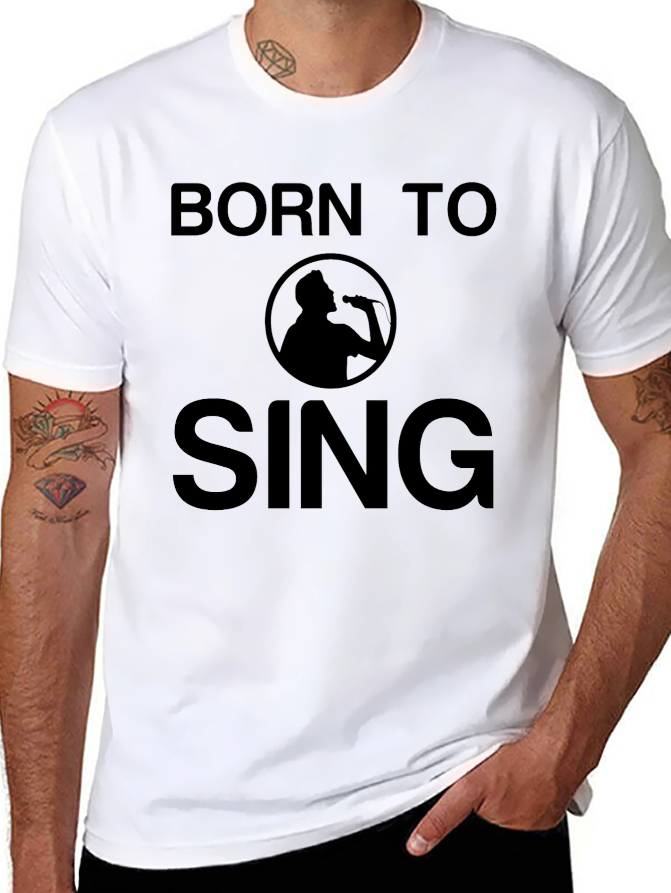Born to Sing T-Shirt - Mens Graphic Tee