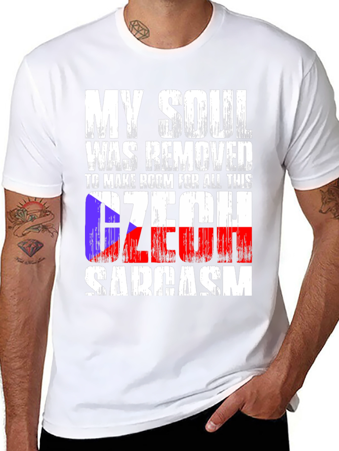 Czech Sarcasm T-Shirt: My Soul Was Removed