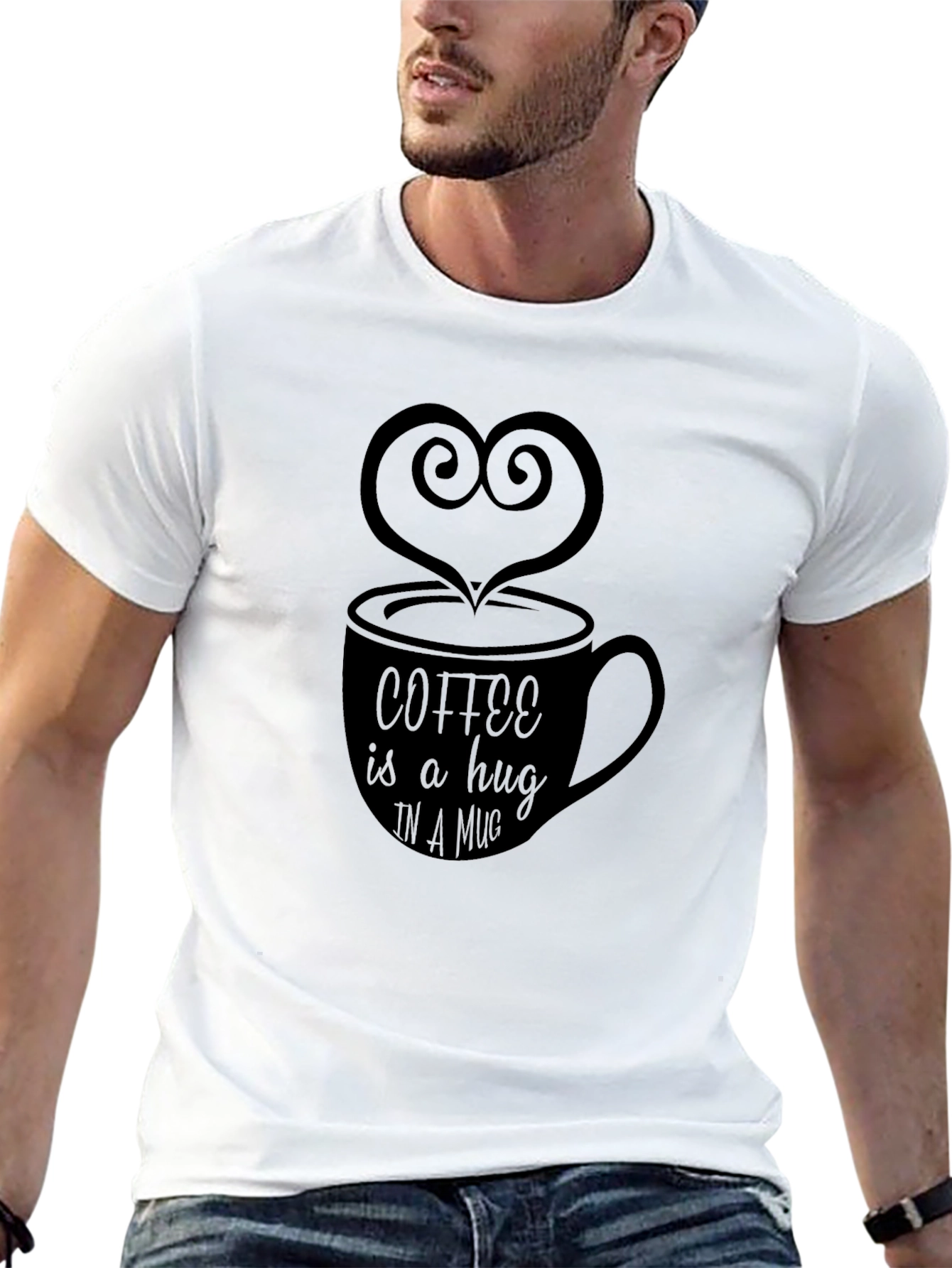 Coffee Is a Hug in a Mug Graphic Tee