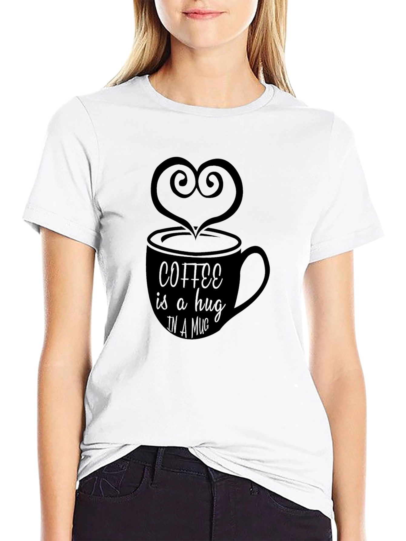 Coffee Is a Hug in a Mug Graphic Tee