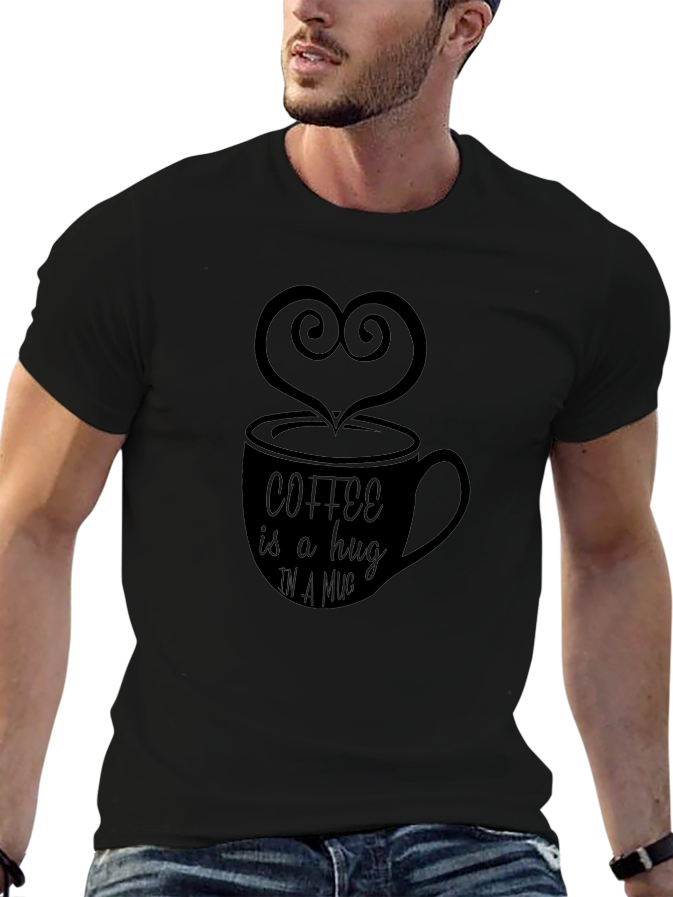 Coffee Is a Hug in a Mug Graphic Tee