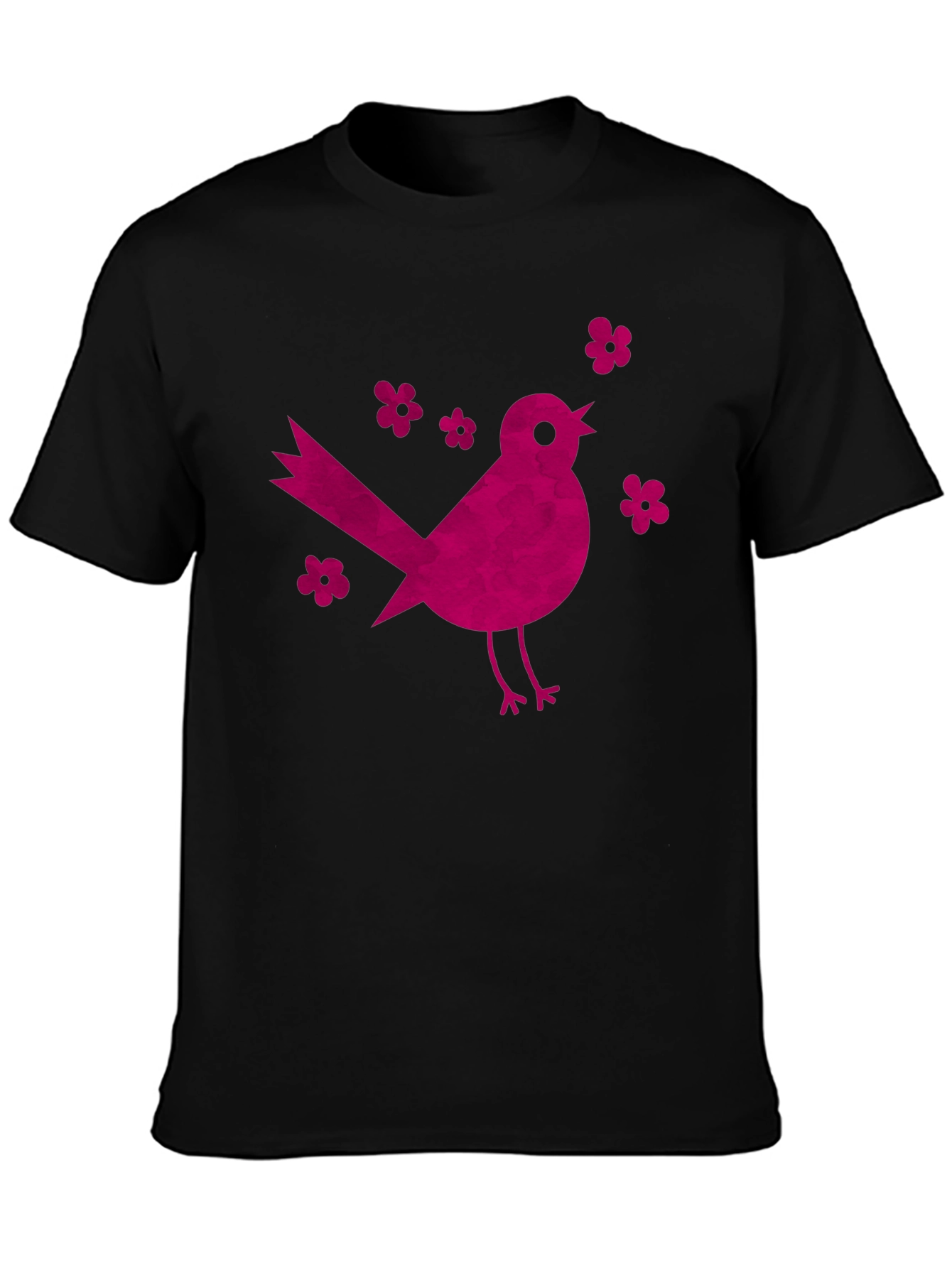 Bird & Flower Graphic Tee
