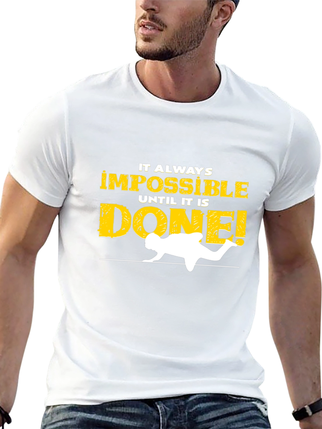 Impossible Until Done Graphic Tee - Motivational Shirt