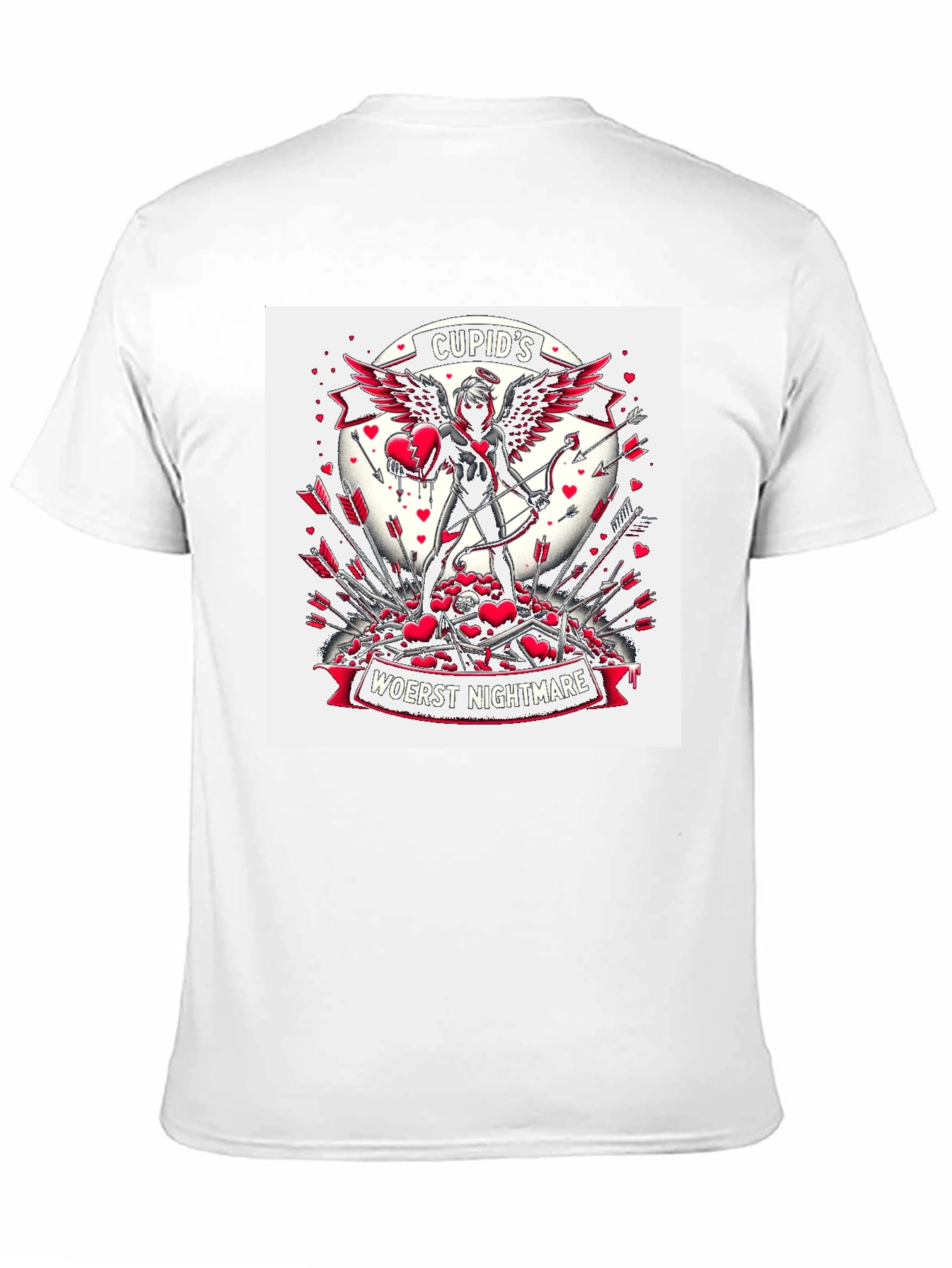 Cupids Nightmare Graphic Tee - Valentines Day Anti-Love