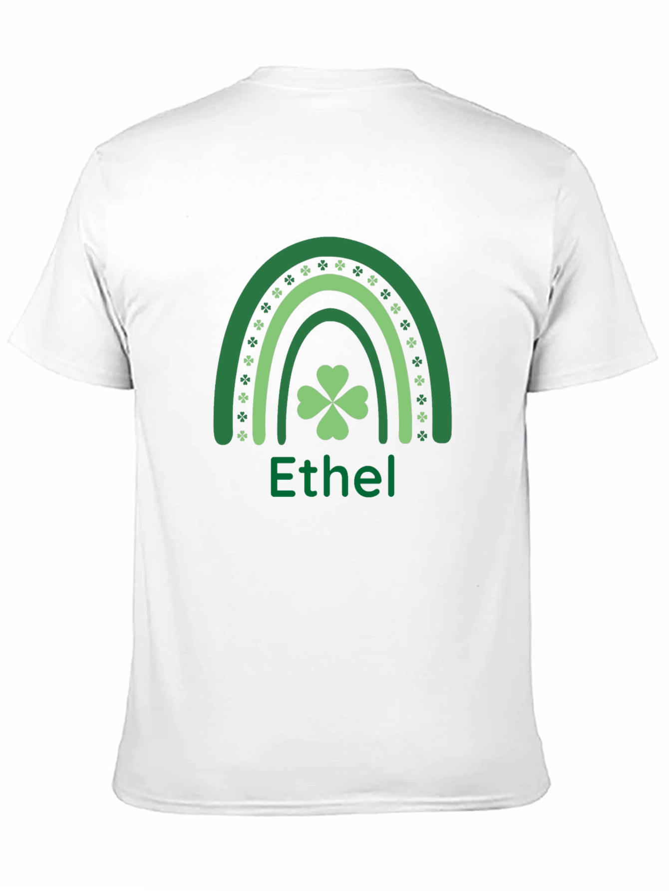 Ethel St. Patricks Day Shamrock Rainbow T-Shirt