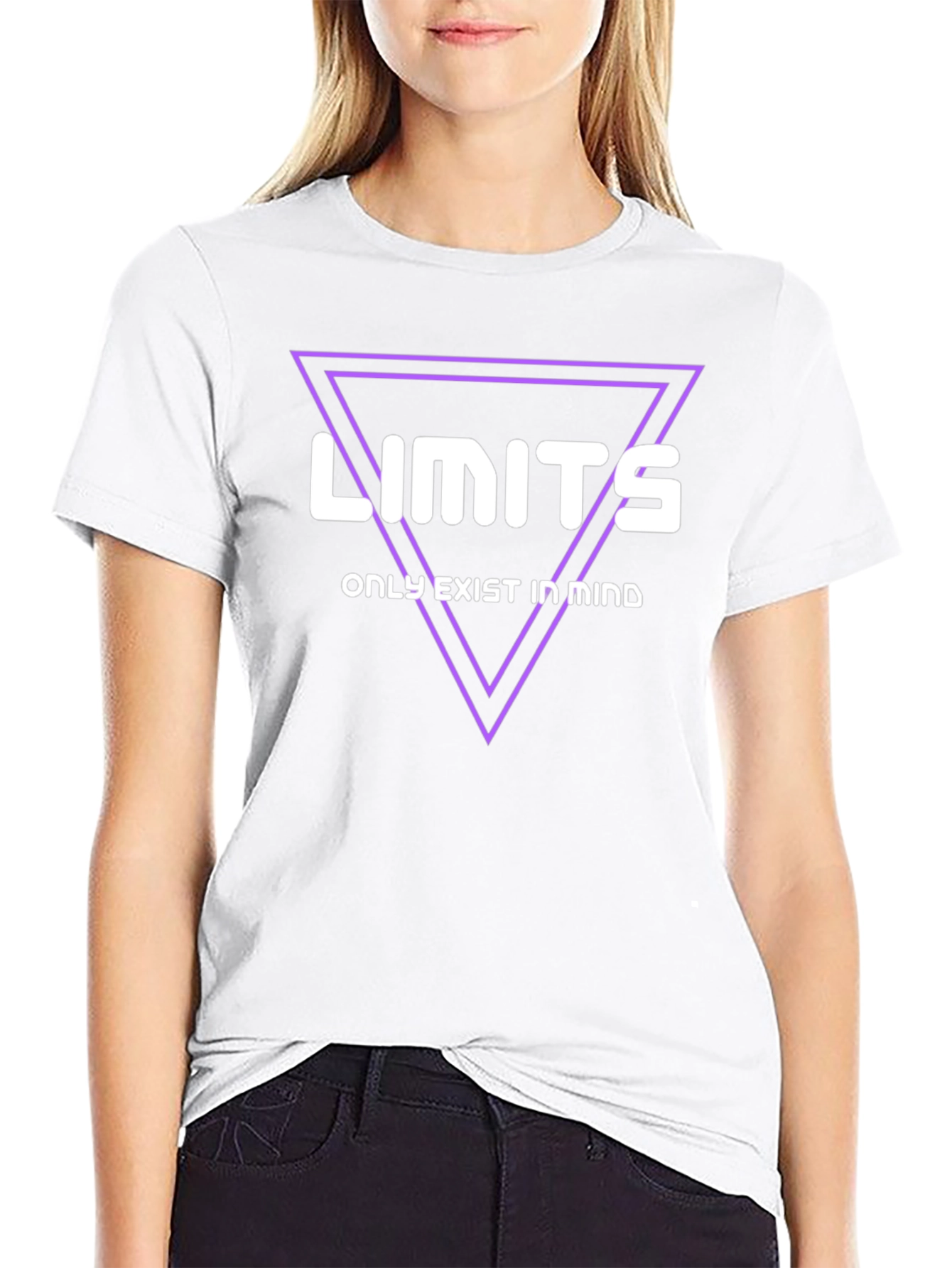 Limits Exist in Mind Black Graphic Tee