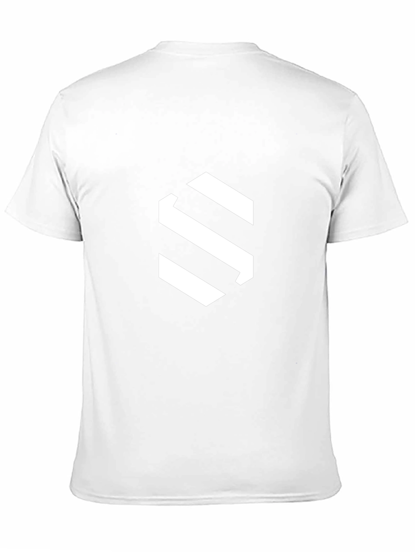 Modern Black Tee with Geometric S Logo