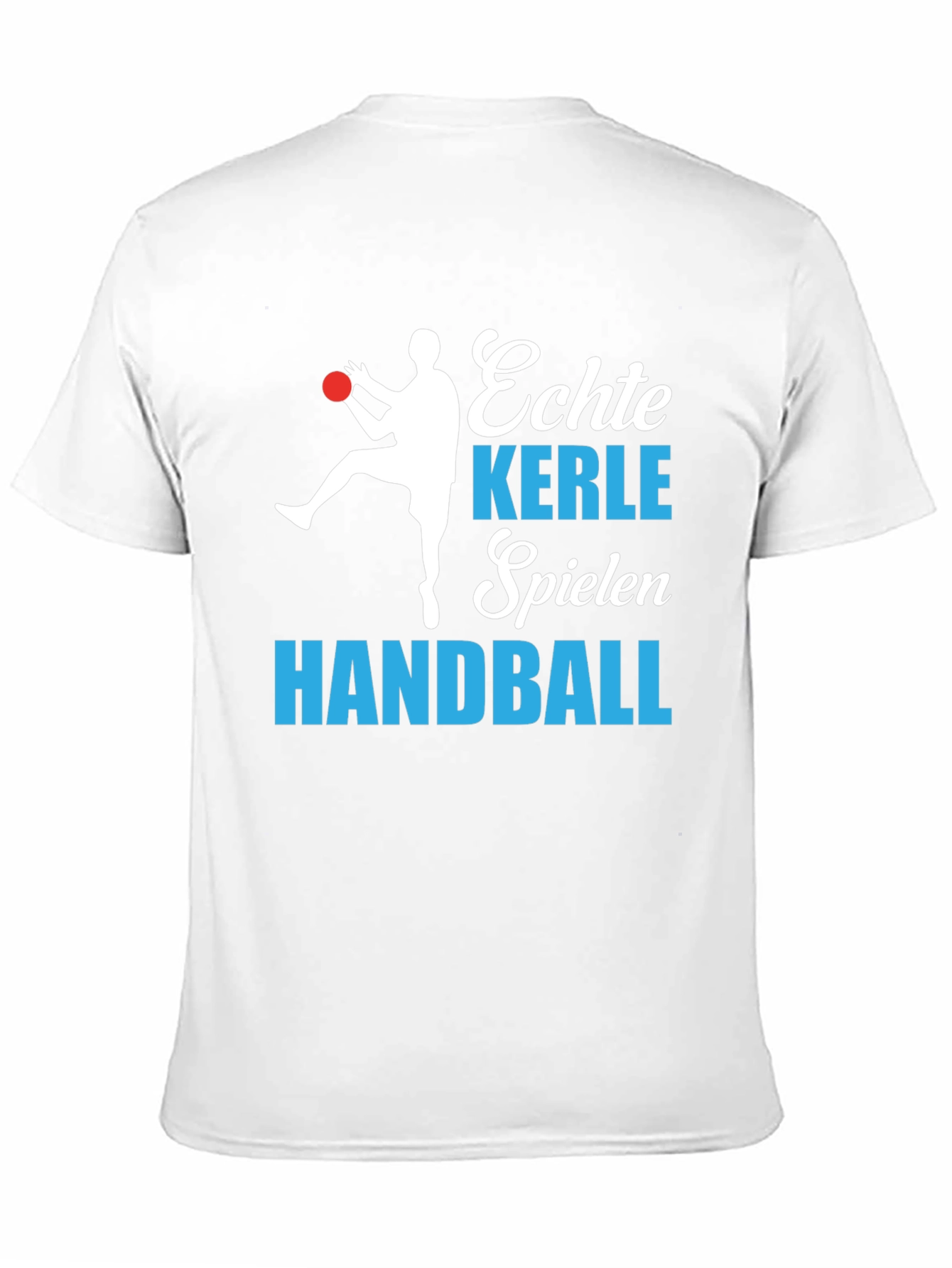 Echte Kerle Spielen Handball Graphic T-Shirt