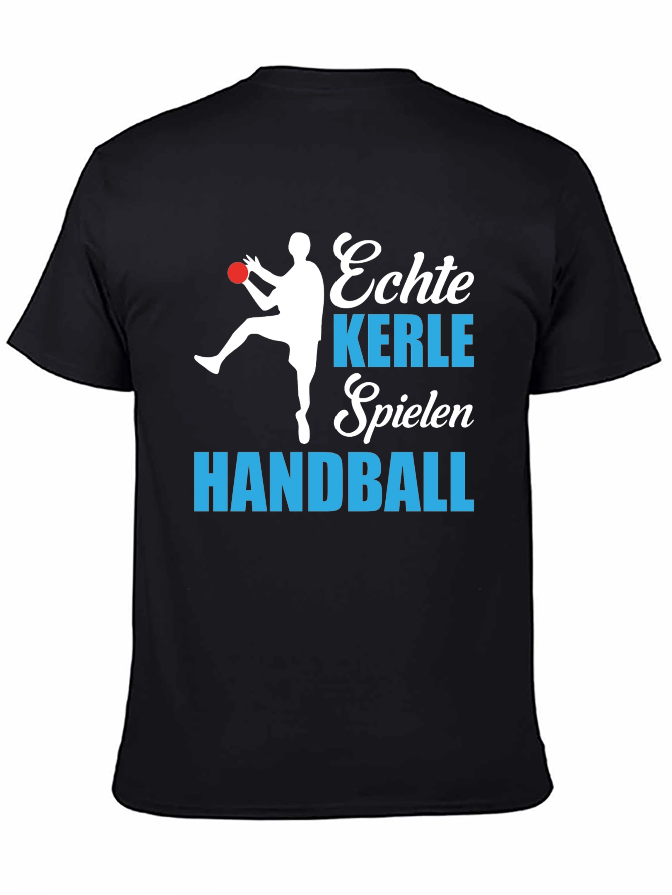 Echte Kerle Spielen Handball Graphic T-Shirt