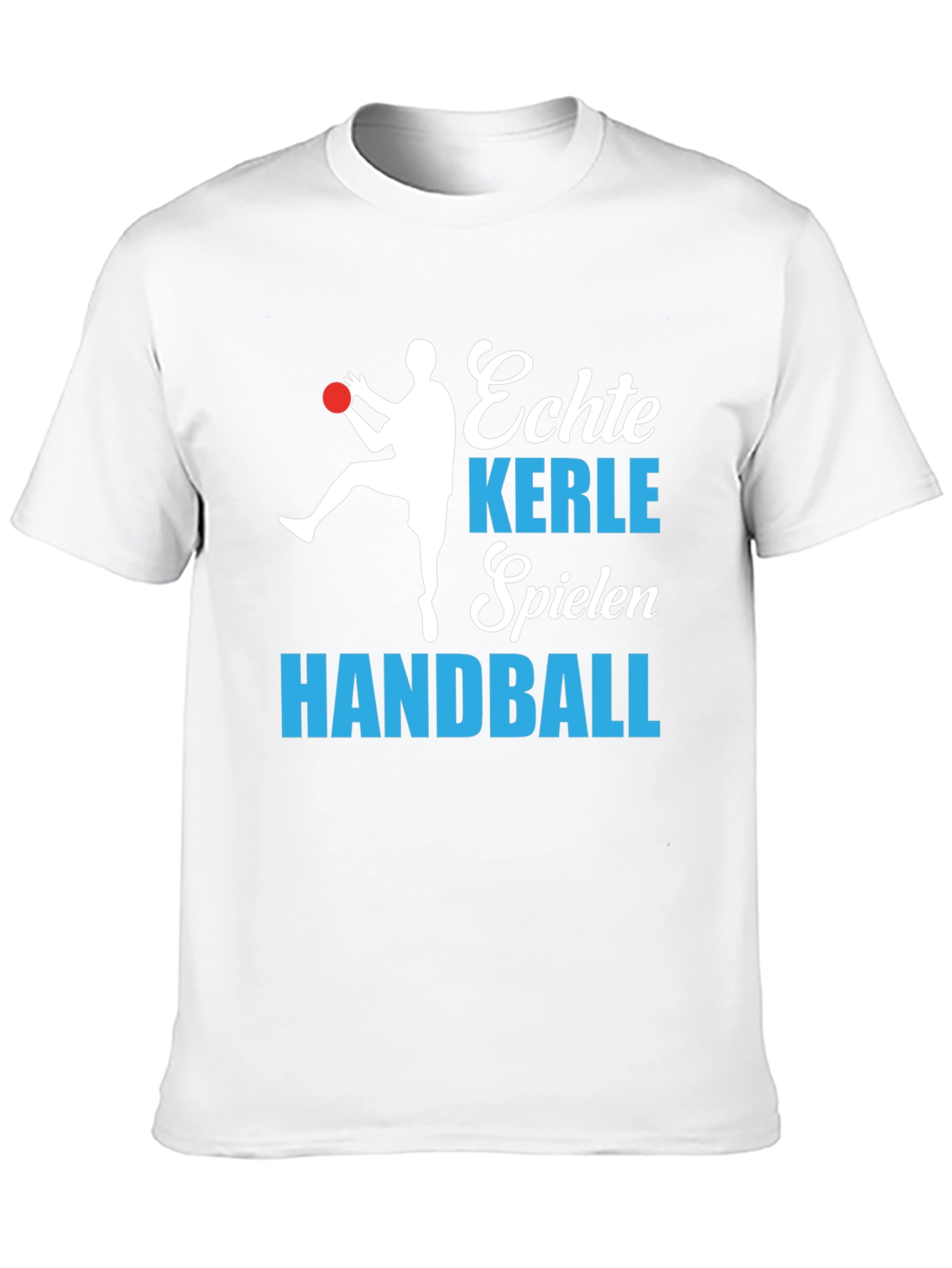 Echte Kerle Spielen Handball Graphic T-Shirt