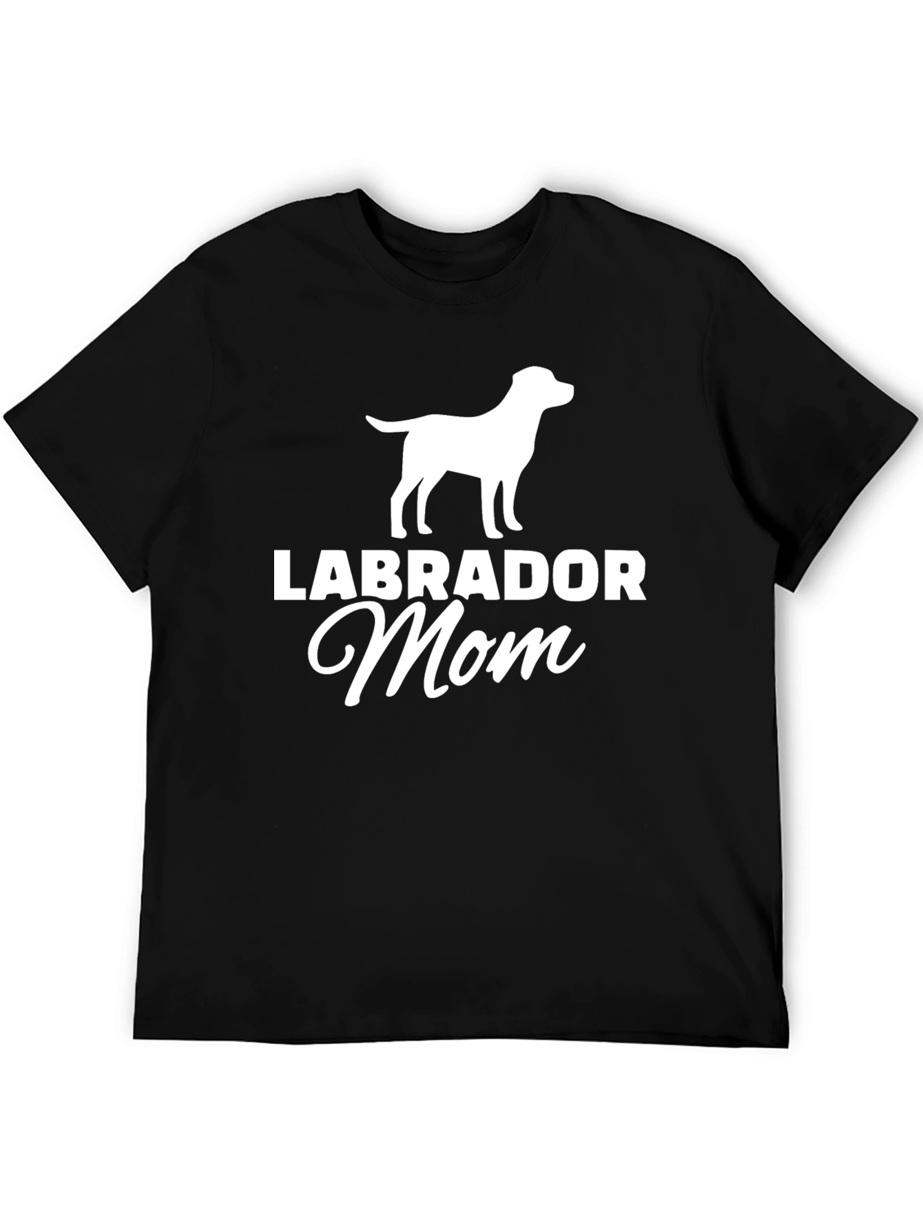 Labrador Mom Black T-Shirt