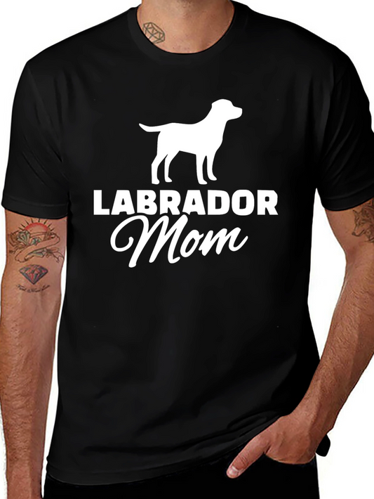 Labrador Mom Black T-Shirt