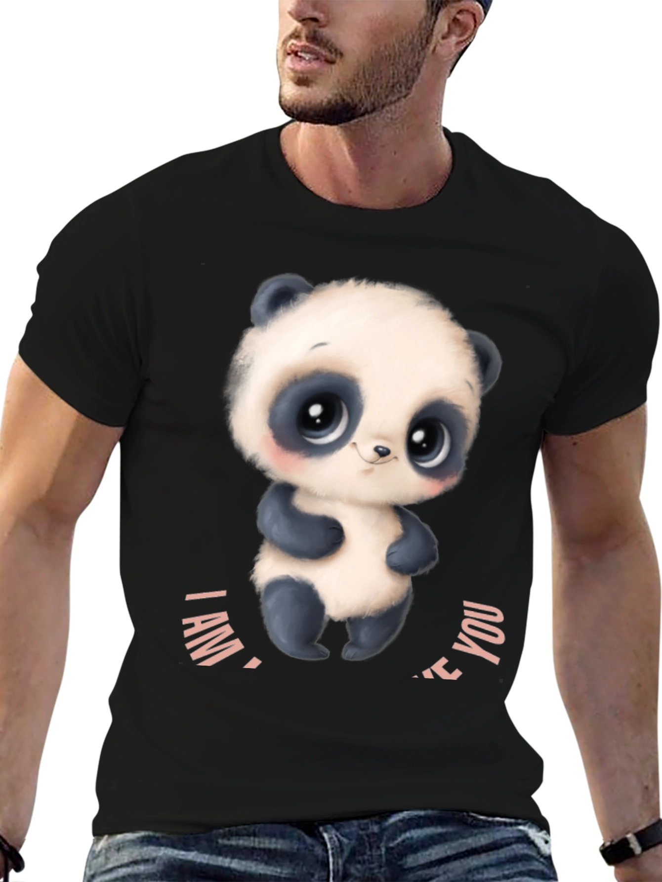 Cute Panda I Love You T-Shirt