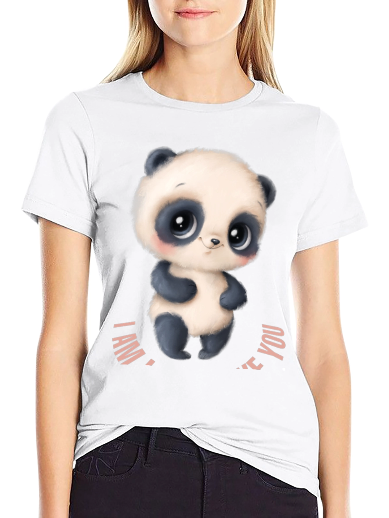 Cute Panda I Love You T-Shirt