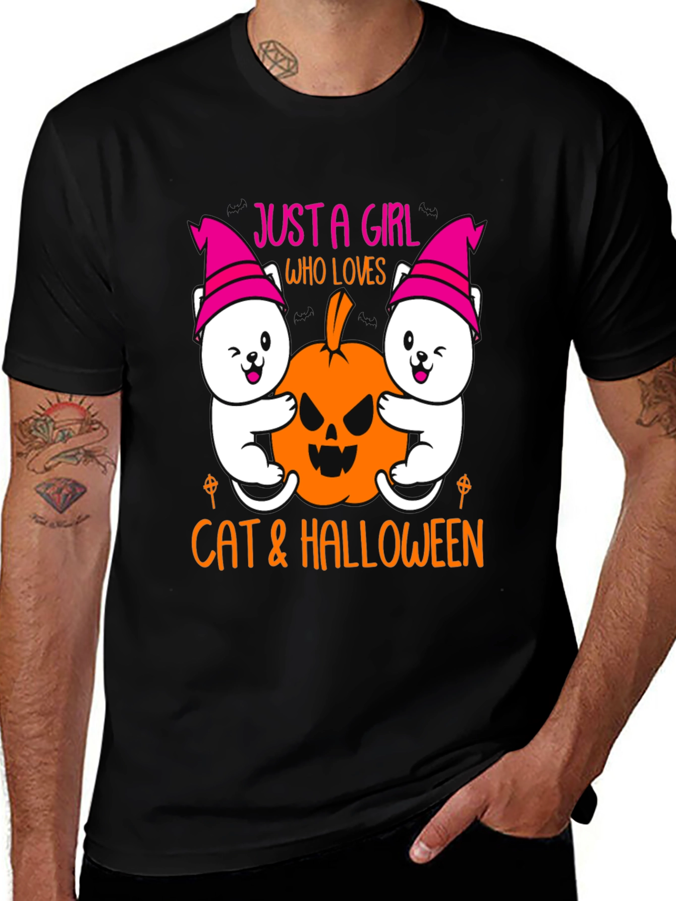 Halloween Cat Lover Tee