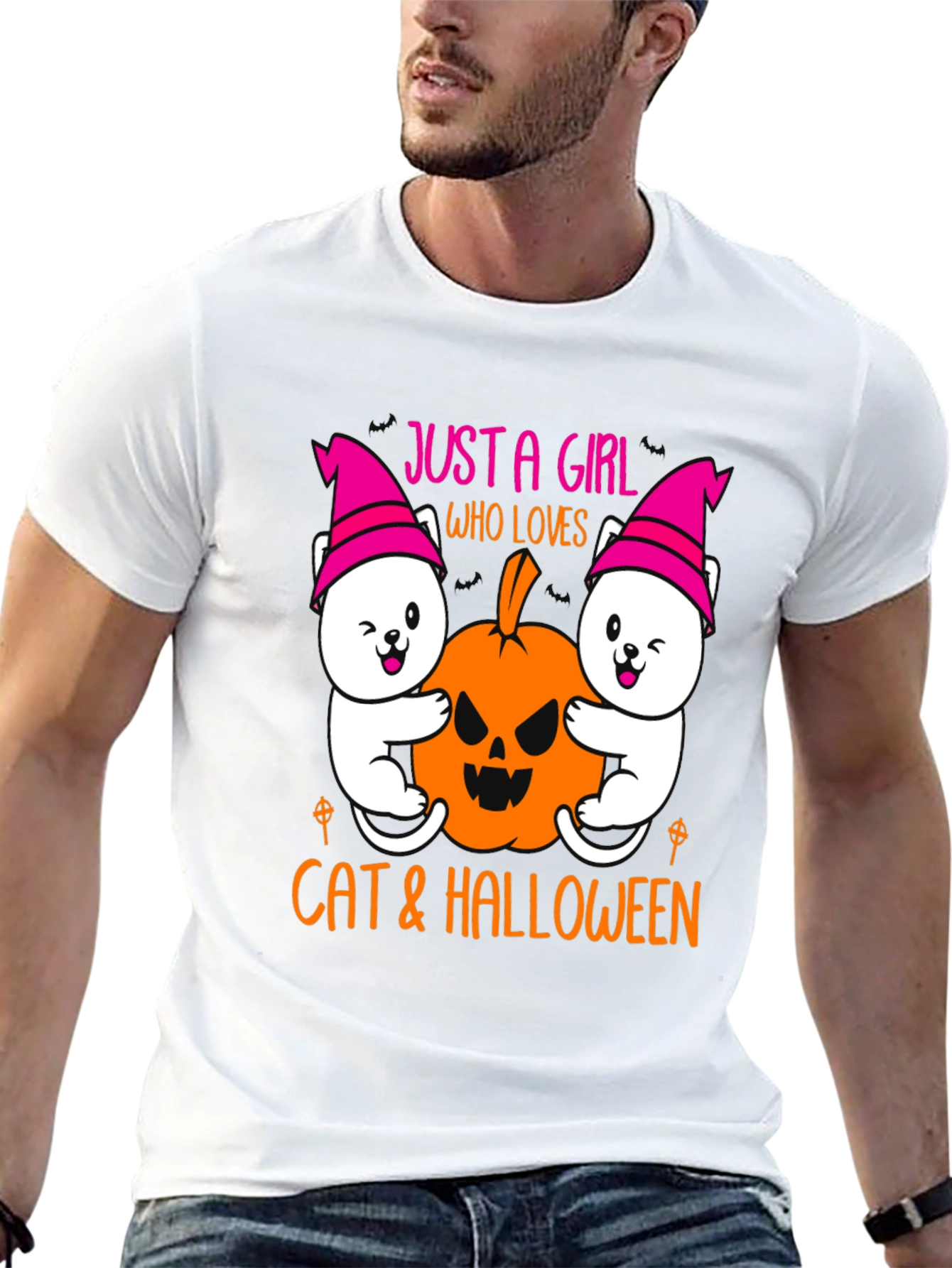 Halloween Cat Lover Tee