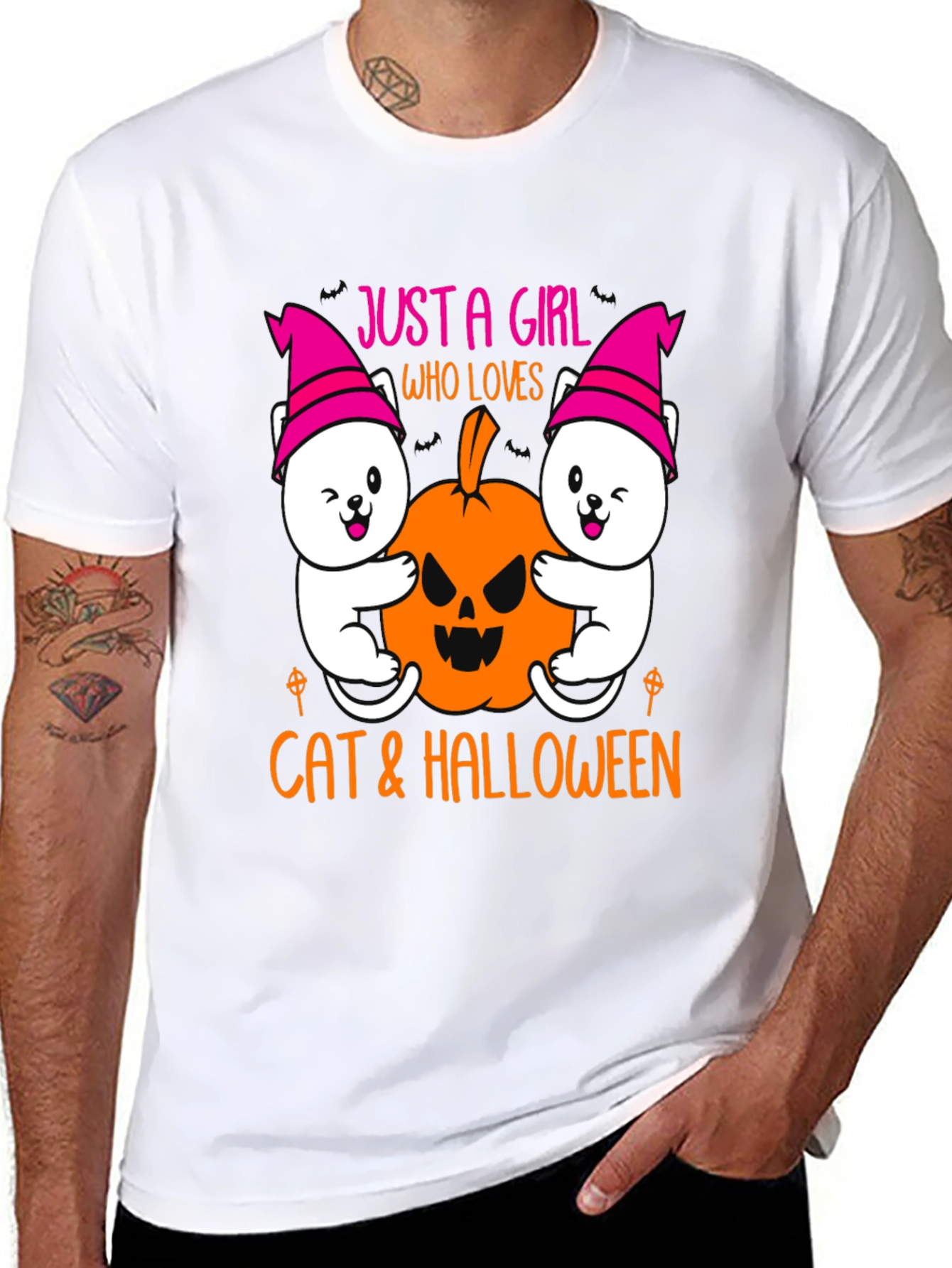 Halloween Cat Lover Tee