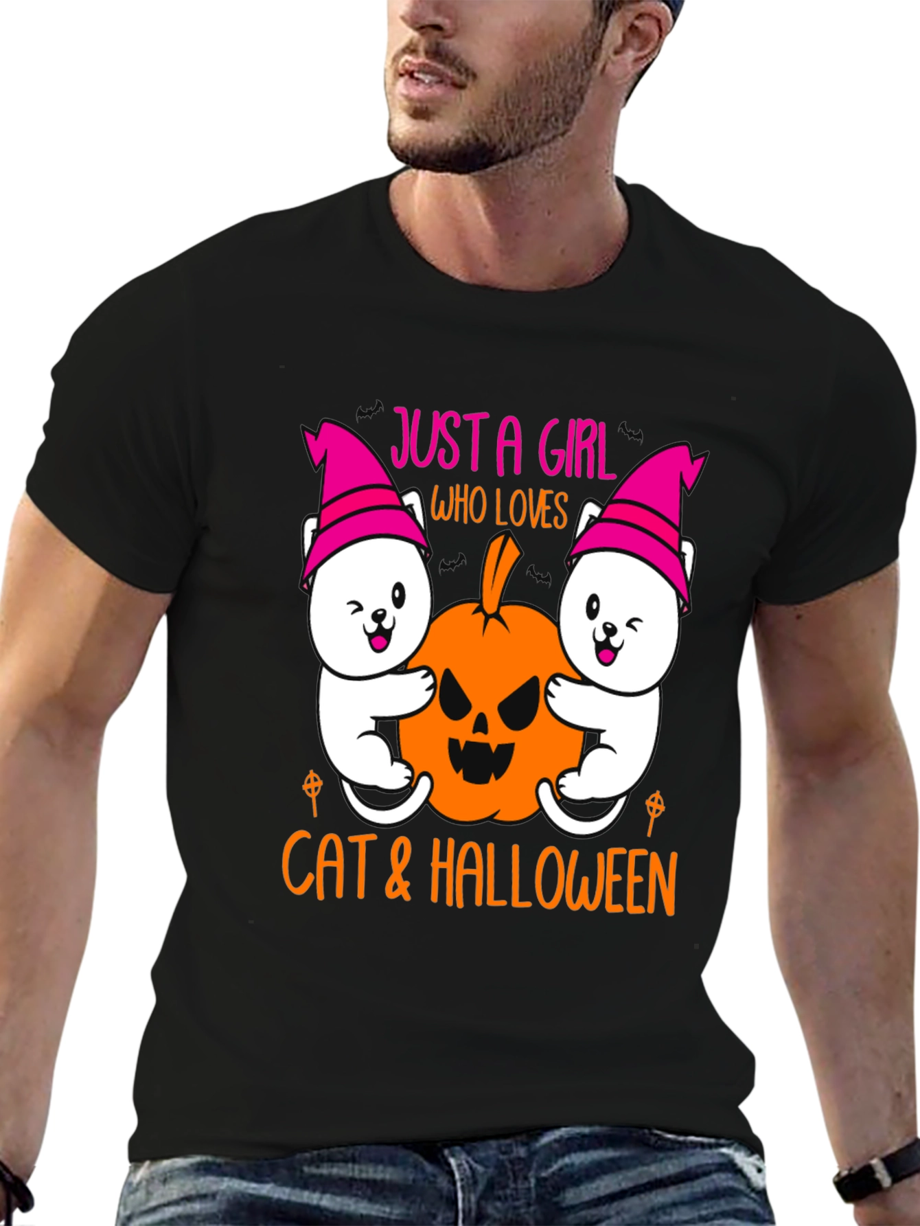 Halloween Cat Lover Tee