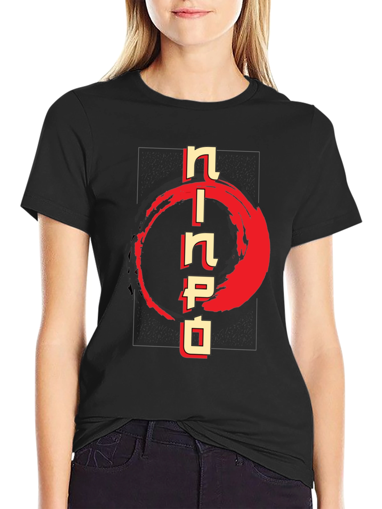 Ninja T-Shirt - Japanese Calligraphy Design