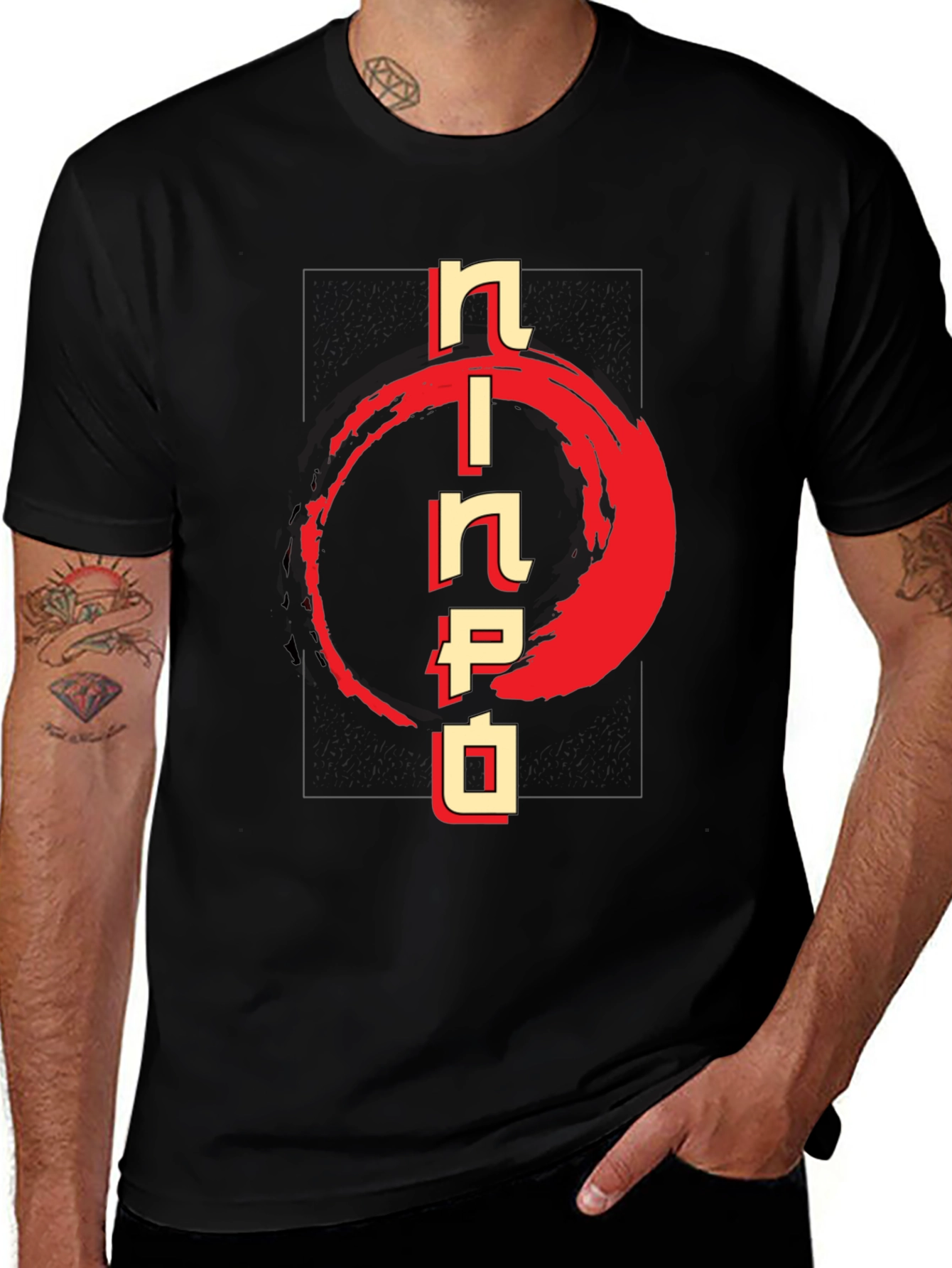 Ninja T-Shirt - Japanese Calligraphy Design