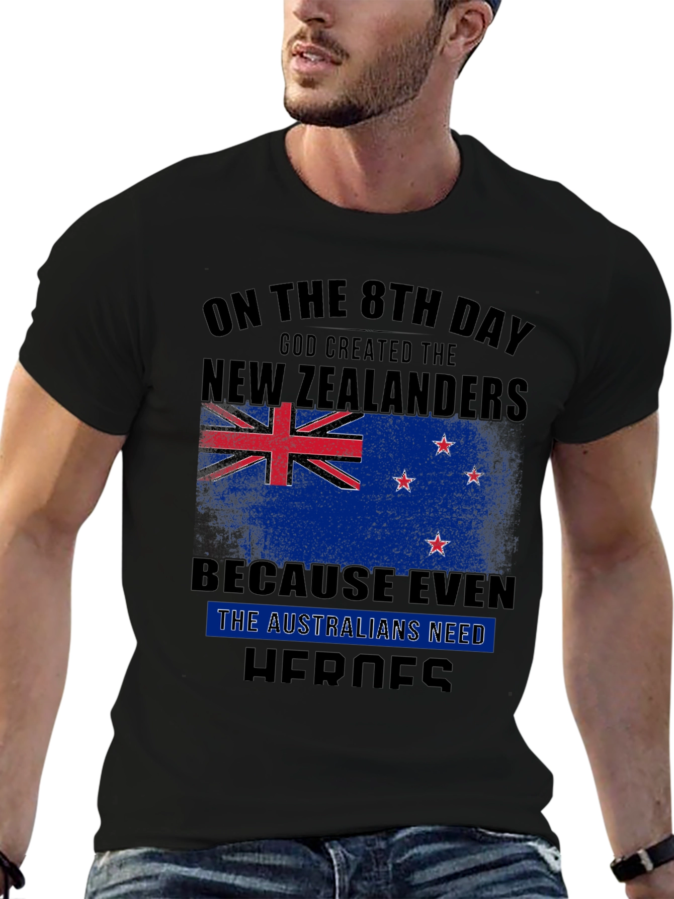 New Zealand Pride T-Shirt: Aussie Humor Tee