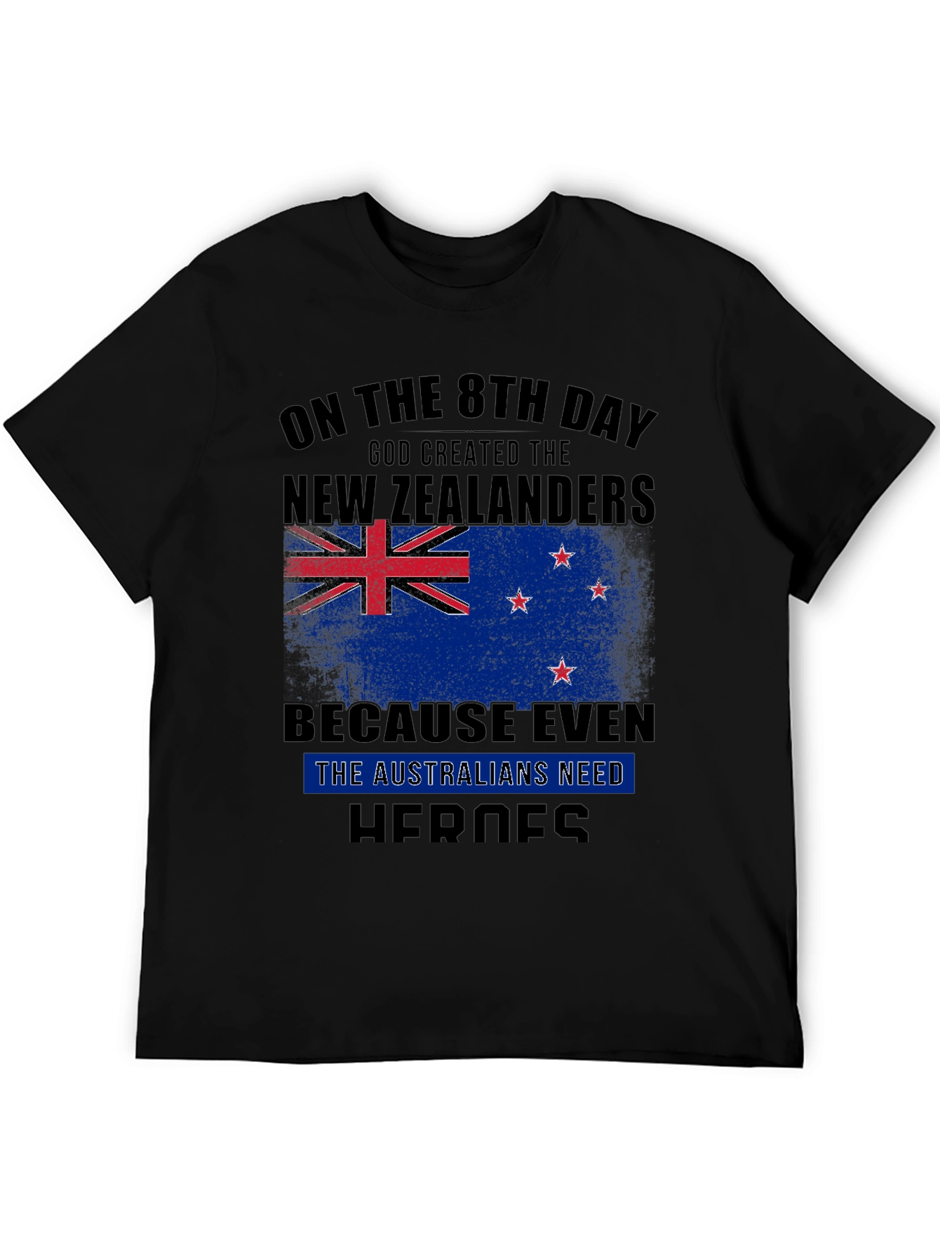 New Zealand Pride T-Shirt: Aussie Humor Tee