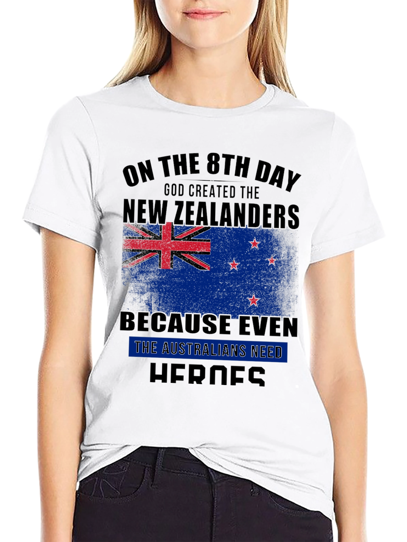 New Zealand Pride T-Shirt: Aussie Humor Tee