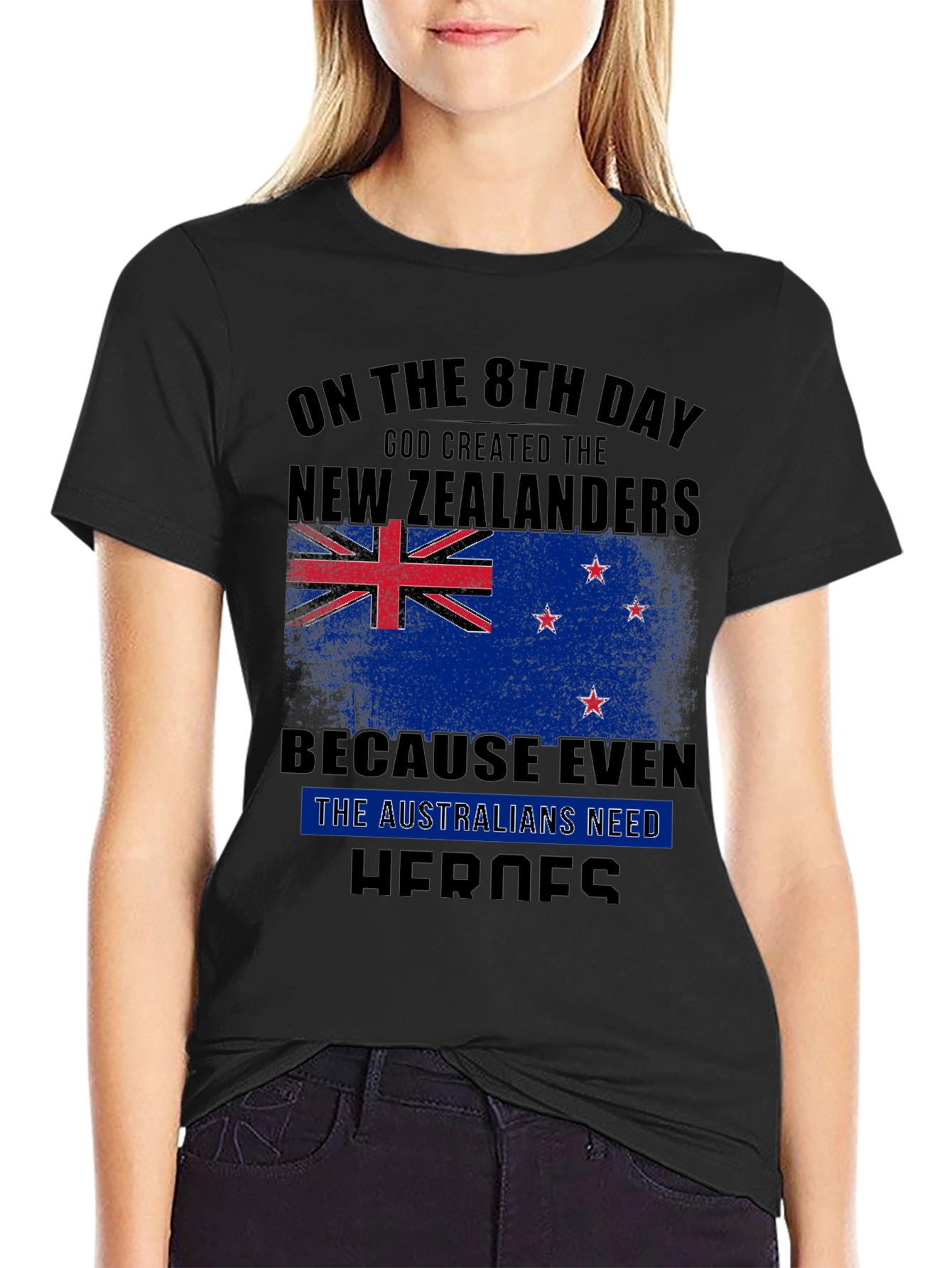 New Zealand Pride T-Shirt: Aussie Humor Tee