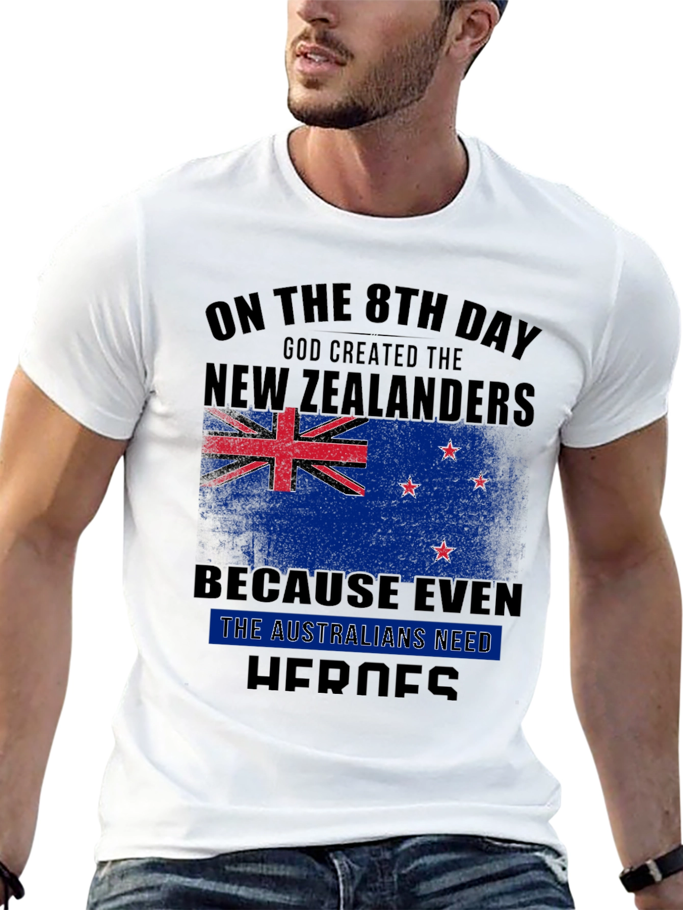 New Zealand Pride T-Shirt: Aussie Humor Tee
