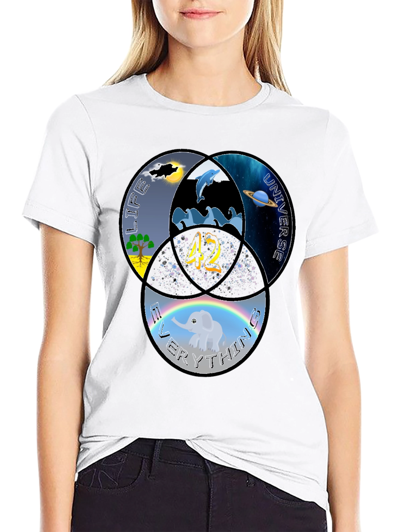 Life The Universe and Everything T-Shirt - 42