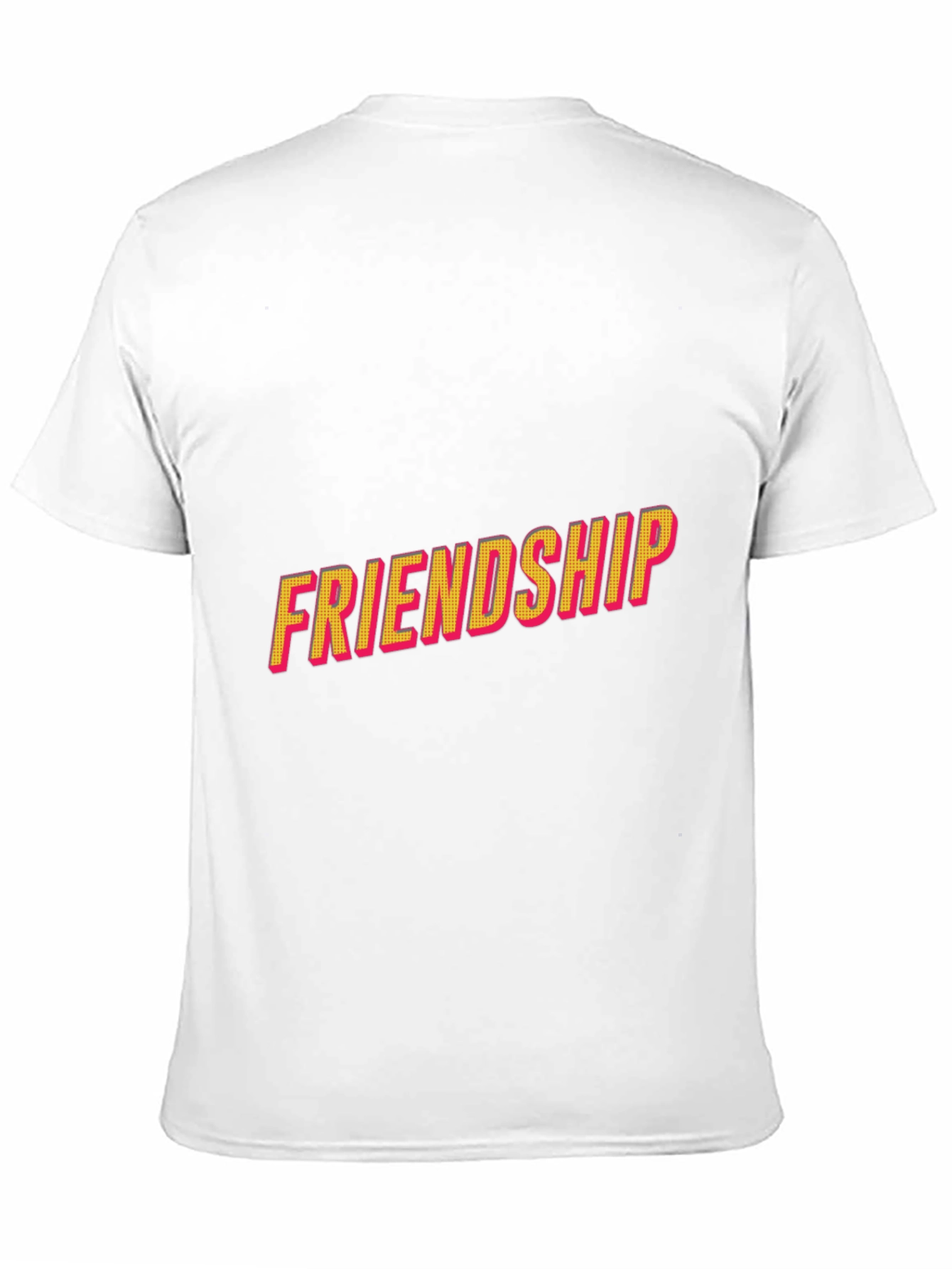Friendship Graphic Tee - Stylish Black T-Shirt