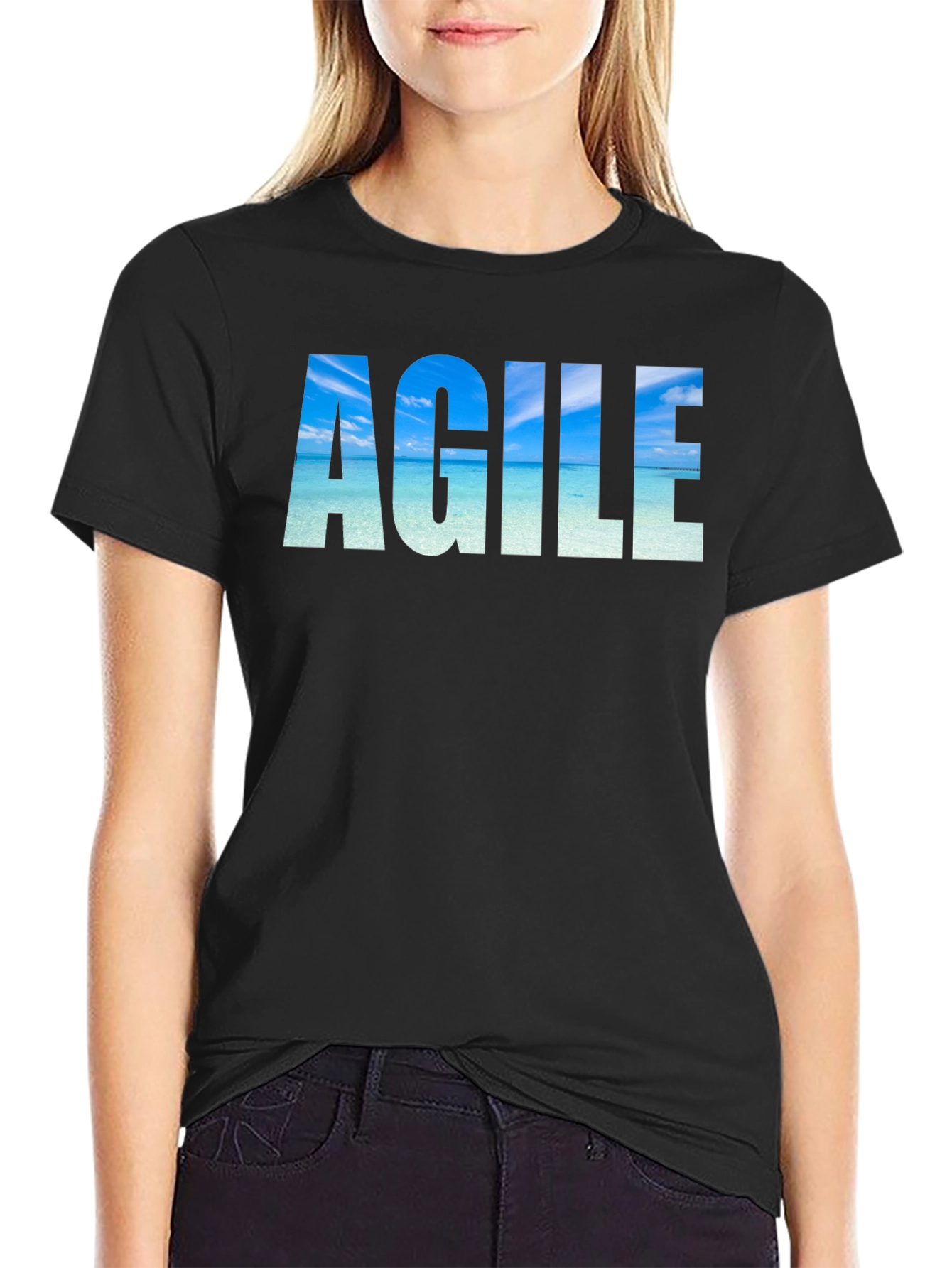 Agile Beach T-Shirt - Soft Cotton Blend