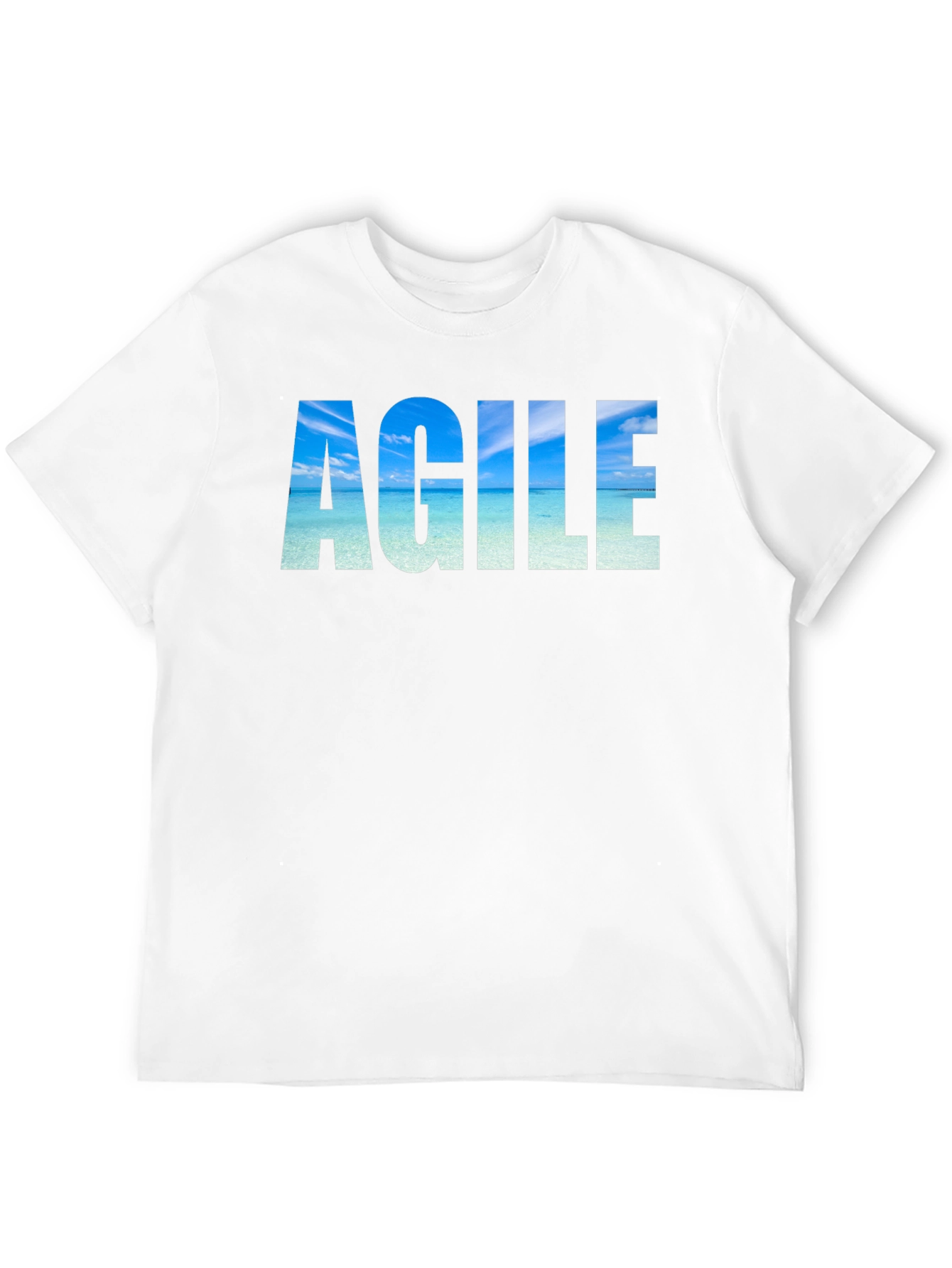 Agile Beach T-Shirt - Soft Cotton Blend