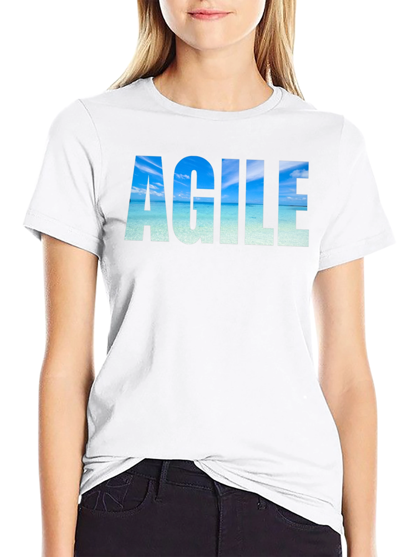 Agile Beach T-Shirt - Soft Cotton Blend