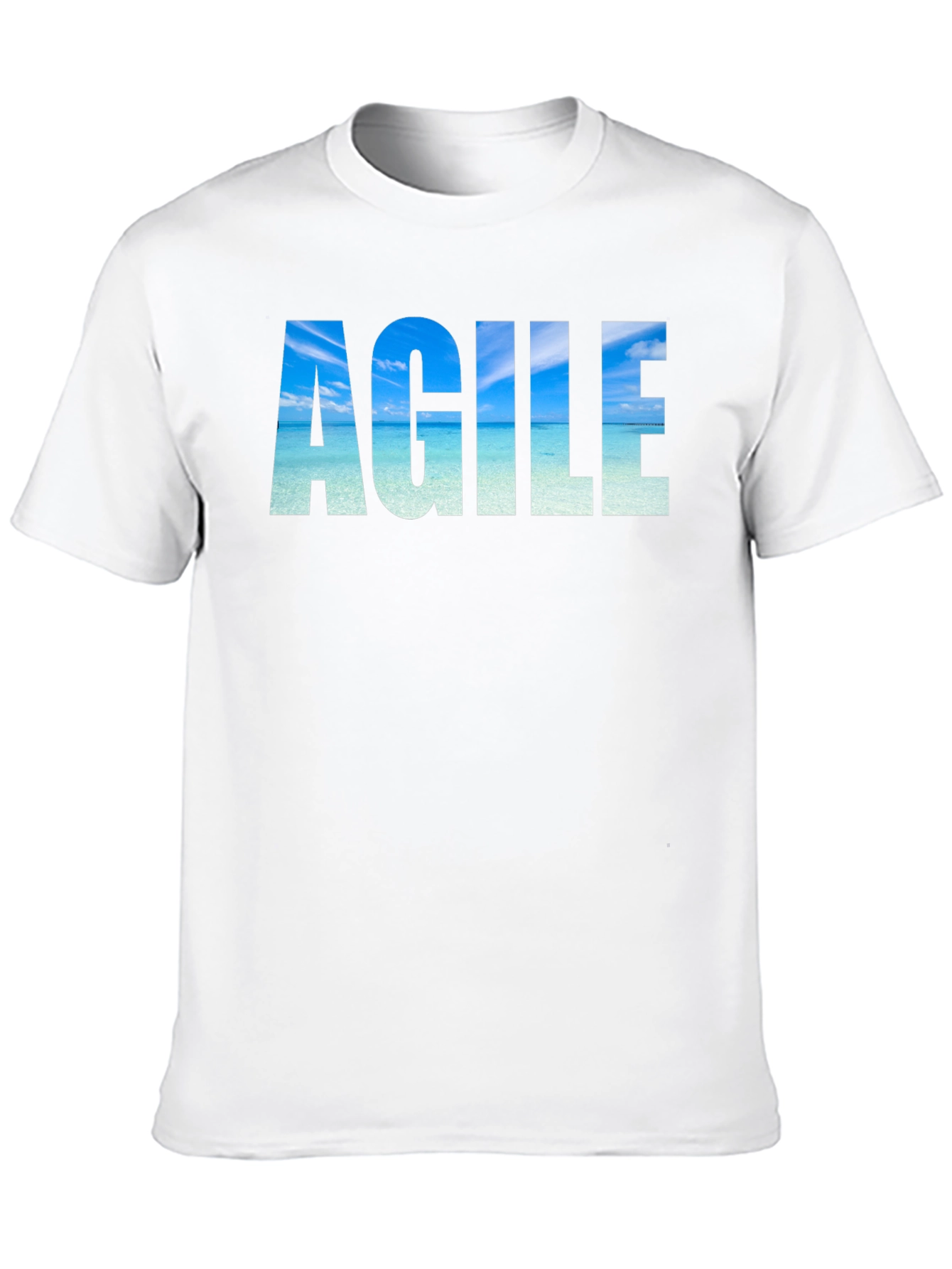 Agile Beach T-Shirt - Soft Cotton Blend