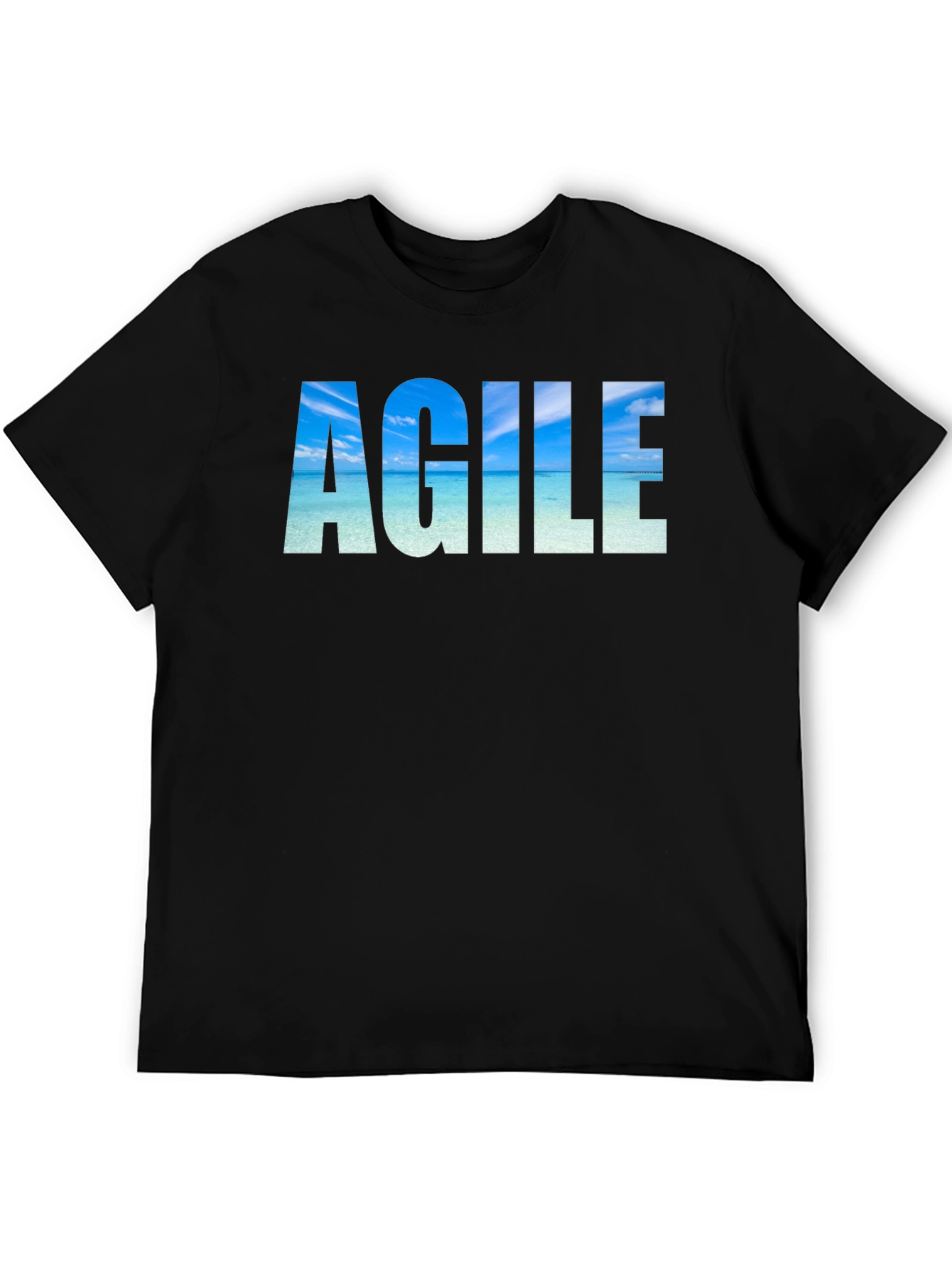 Agile Beach T-Shirt - Soft Cotton Blend