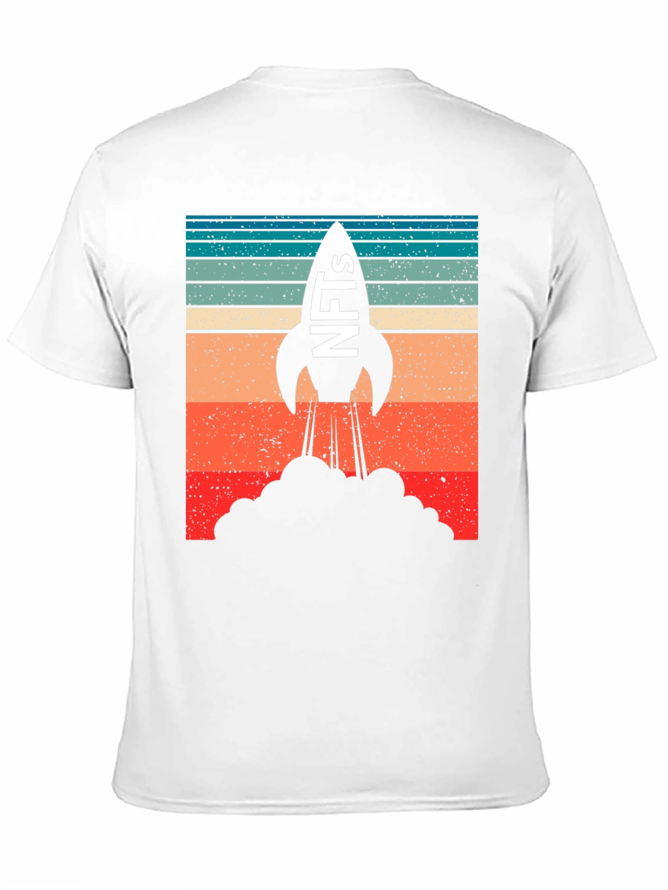 NFTs Rocket Launch Graphic T-Shirt