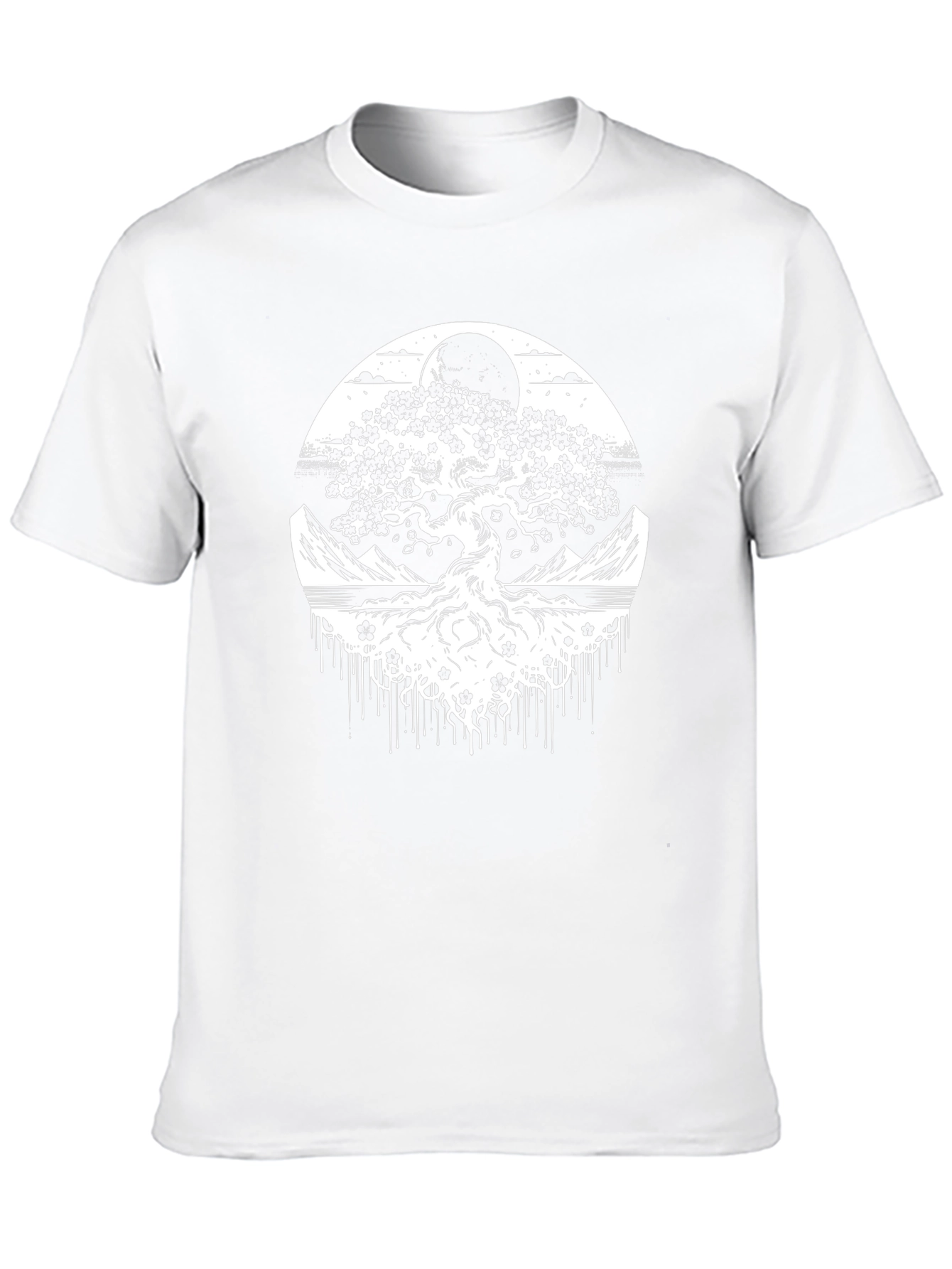 Bonsai Tree Black T-Shirt