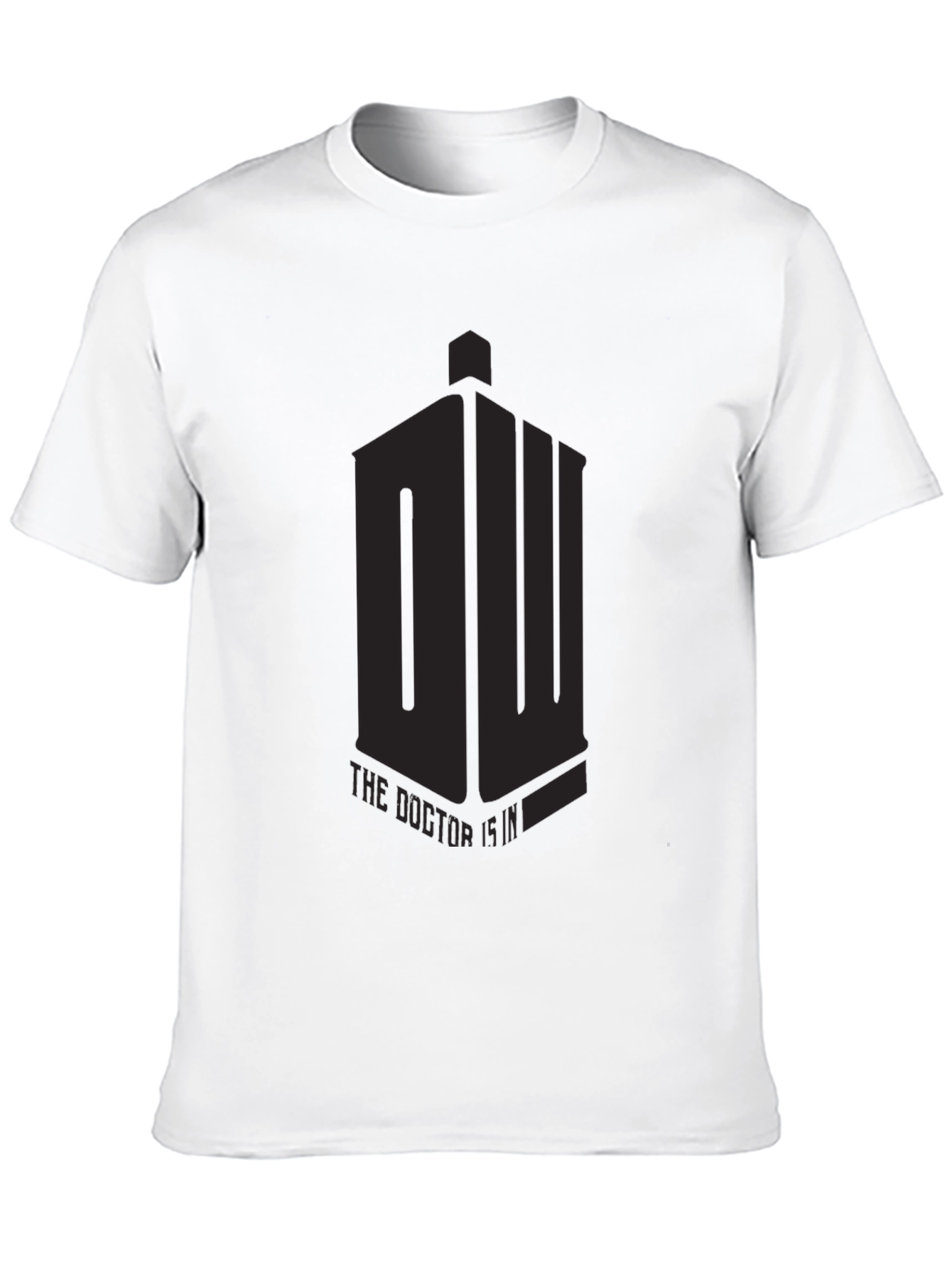 Mens Black Doctor Who T-Shirt