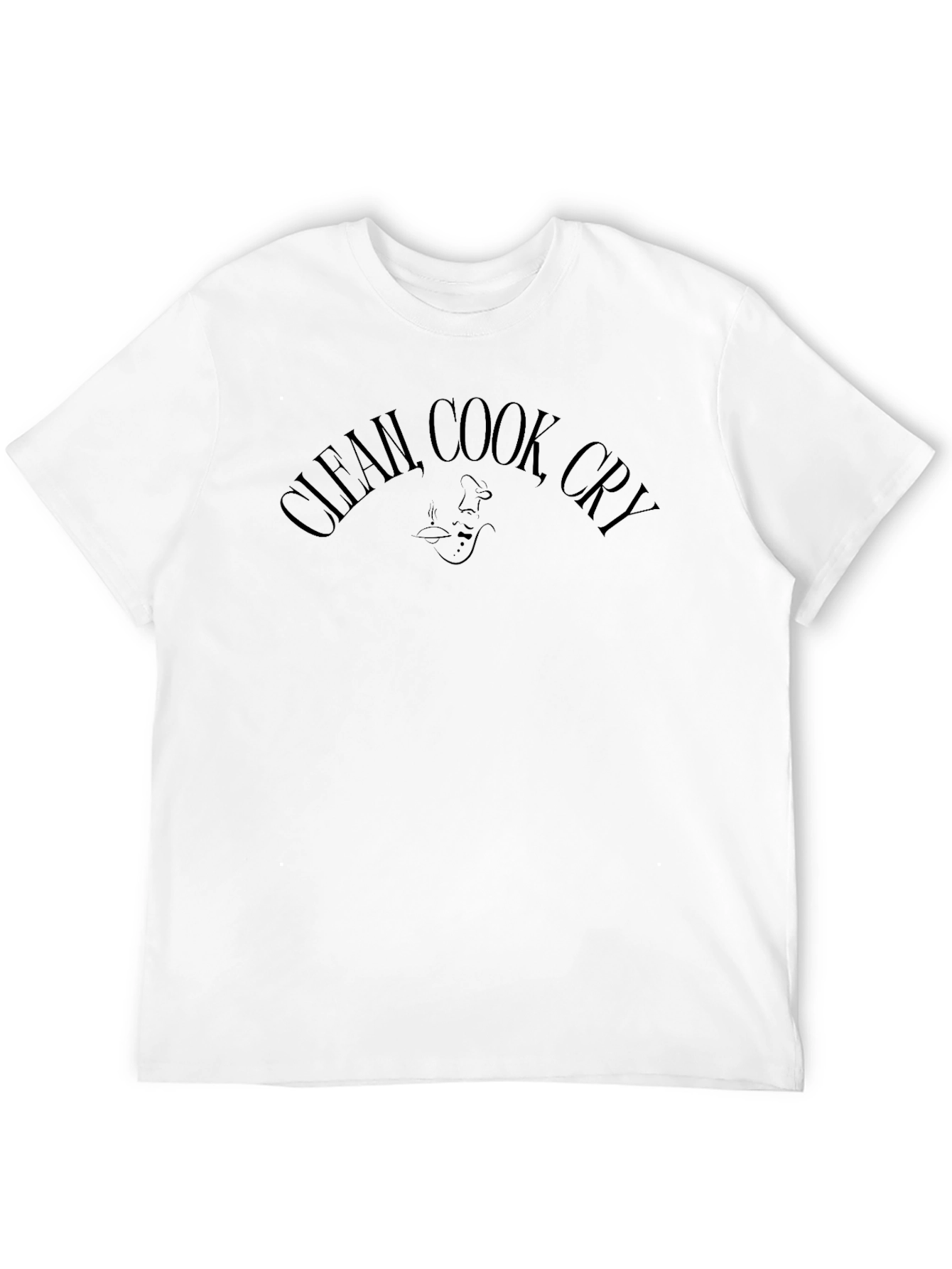 Clean Cook Cry - Unisex Black Tee