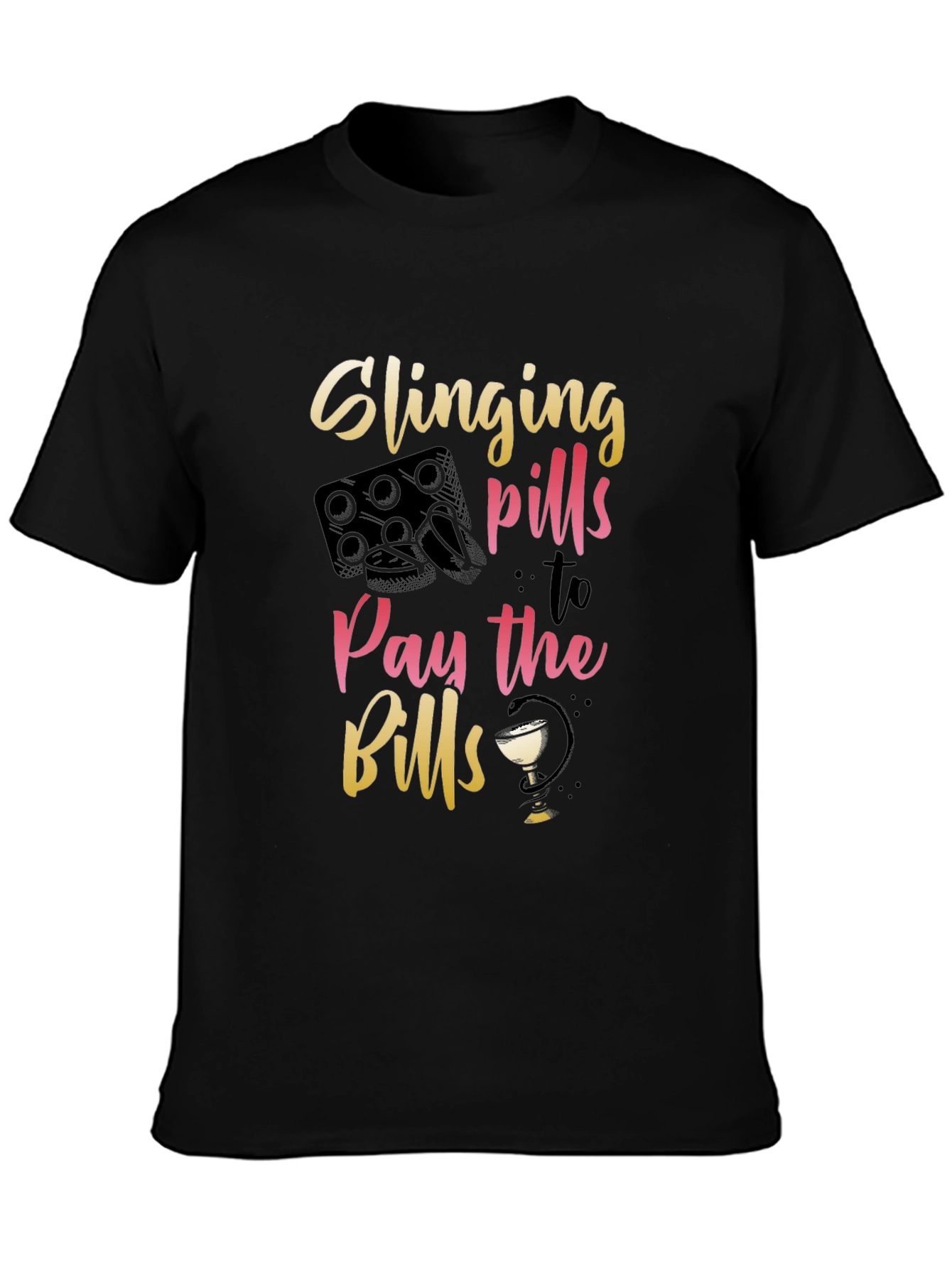 Slinging Pills T-Shirt - Funny Pharmacy Tee
