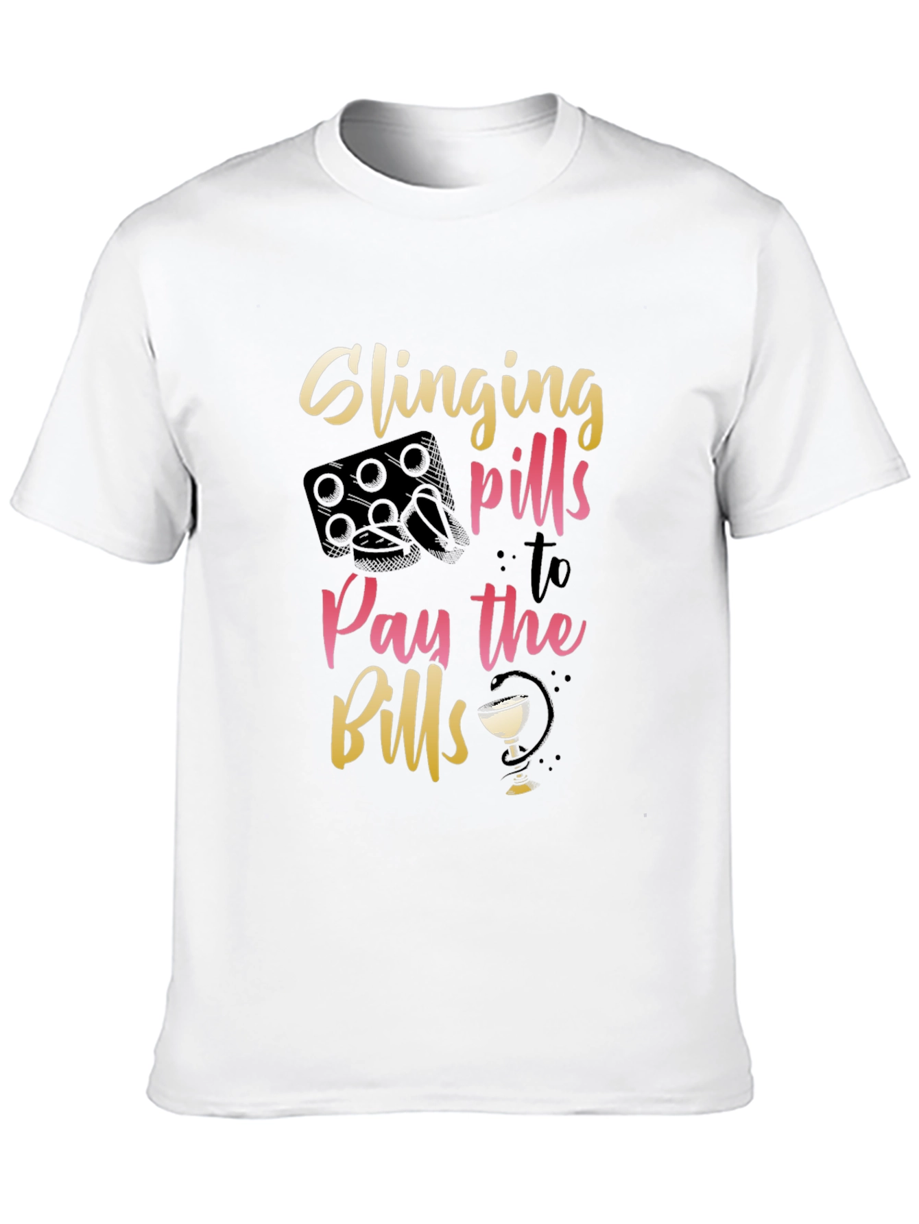 Slinging Pills T-Shirt - Funny Pharmacy Tee