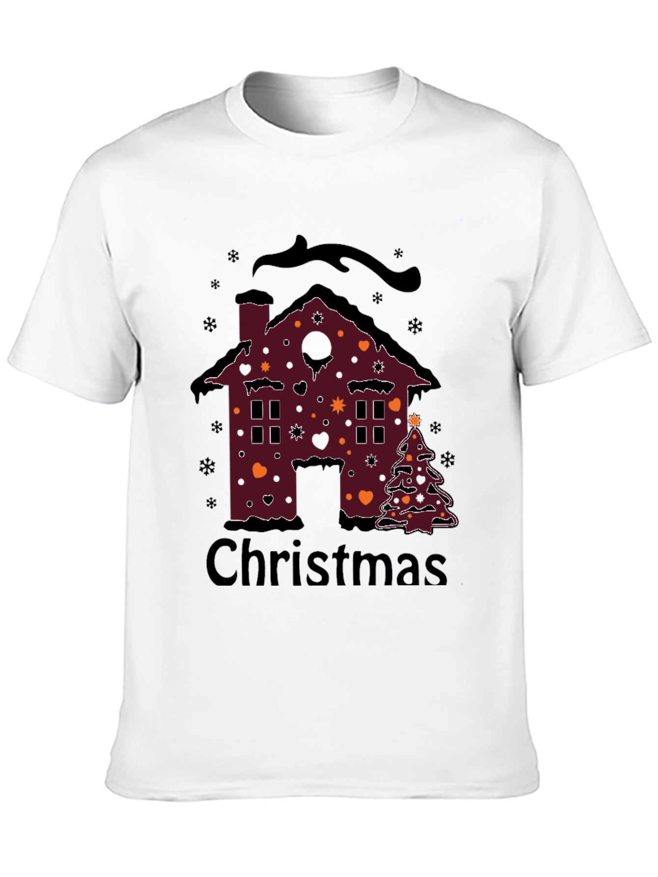 Christmas House Graphic T-Shirt