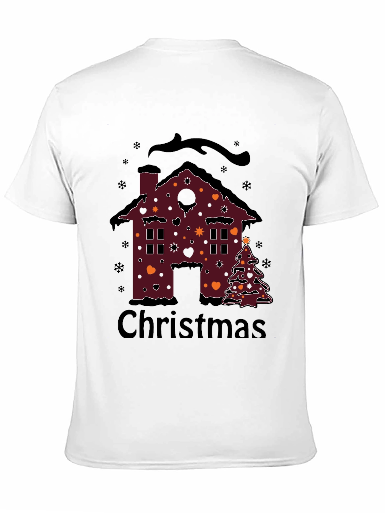 Christmas House Graphic T-Shirt