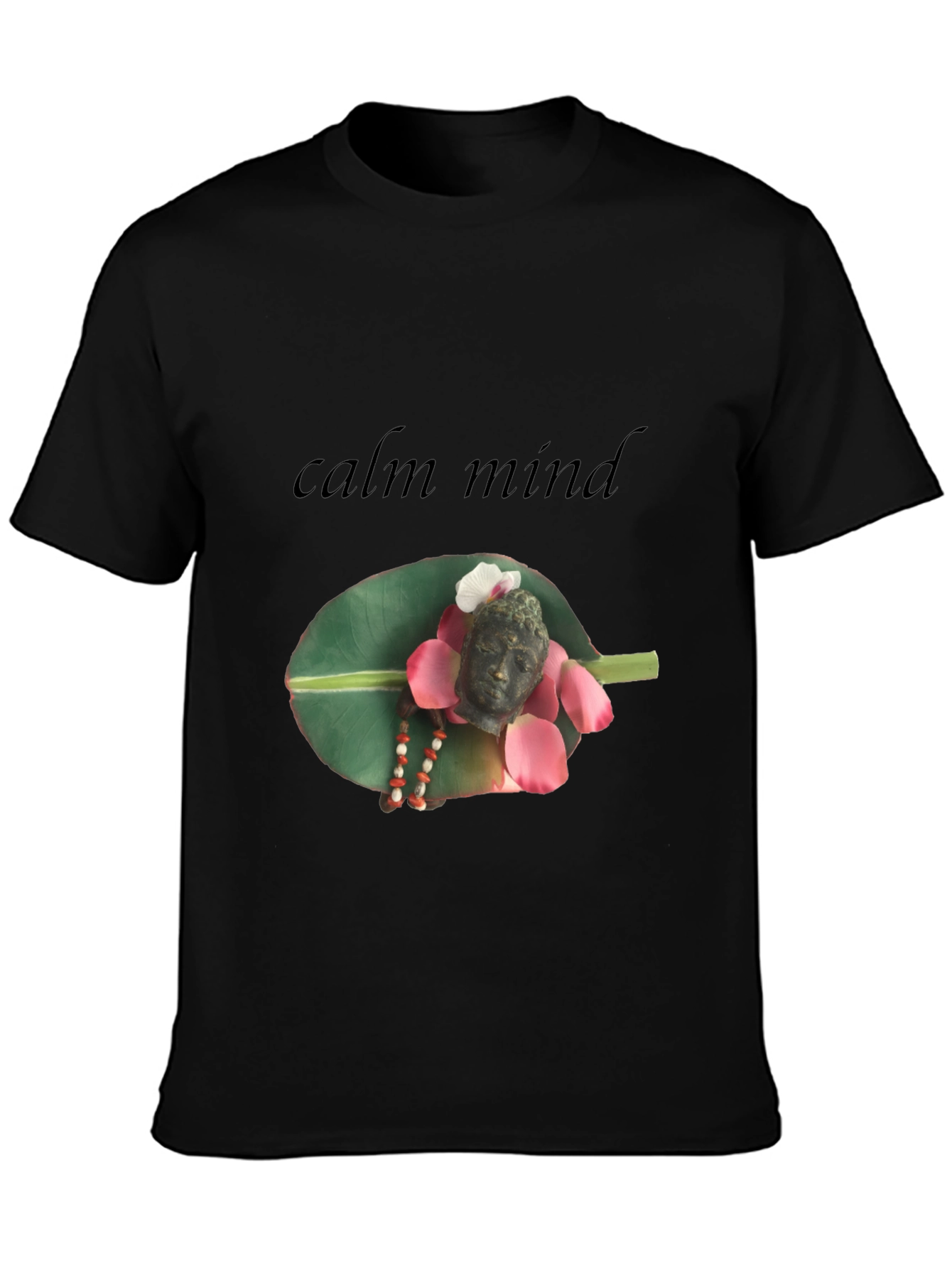 Calm Mind Buddha Graphic T-Shirt - Spiritual Zen Style